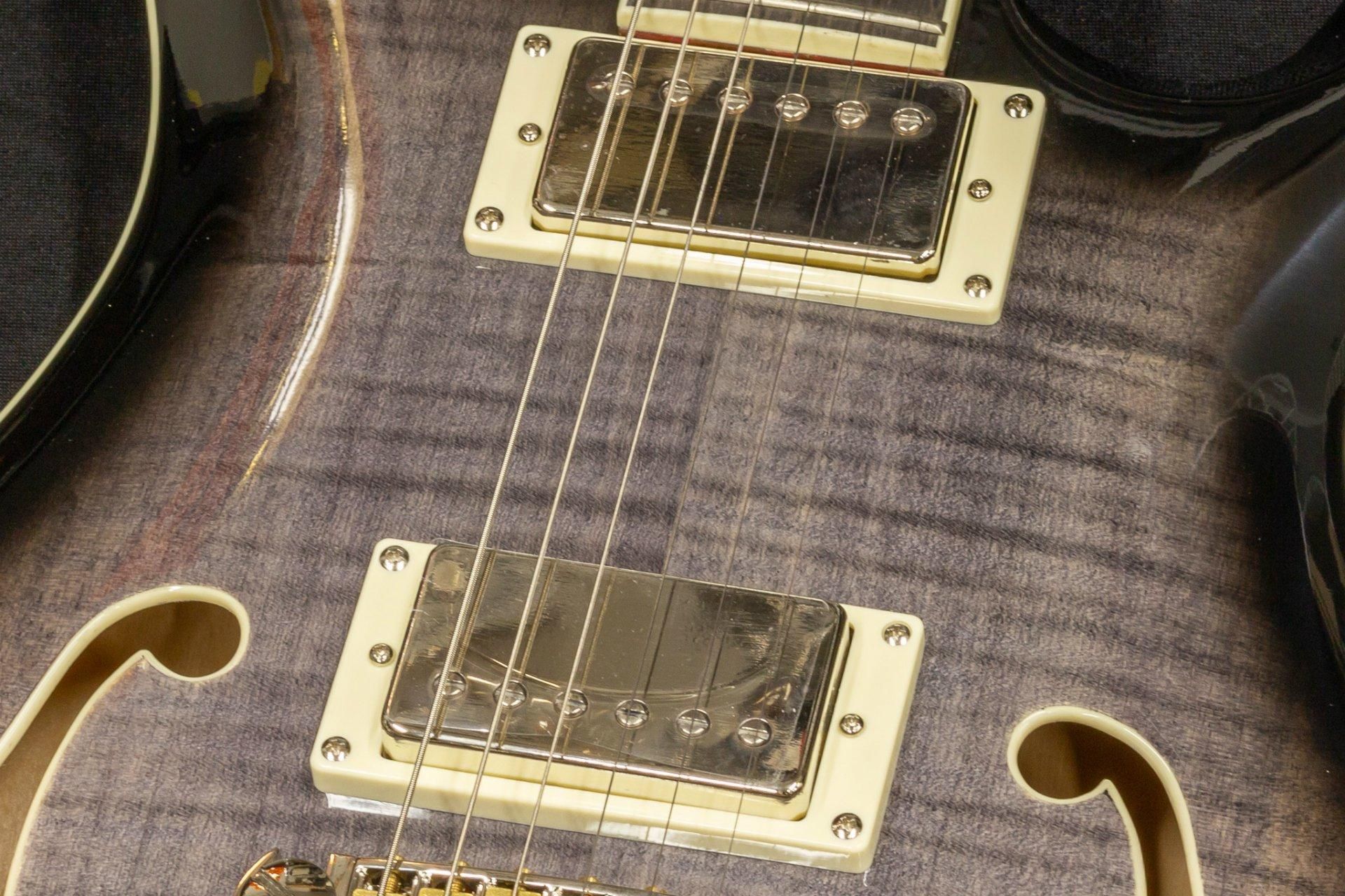 new】PRS / SE Hollowbody II Charcoal Burst #E29564 2.74kg