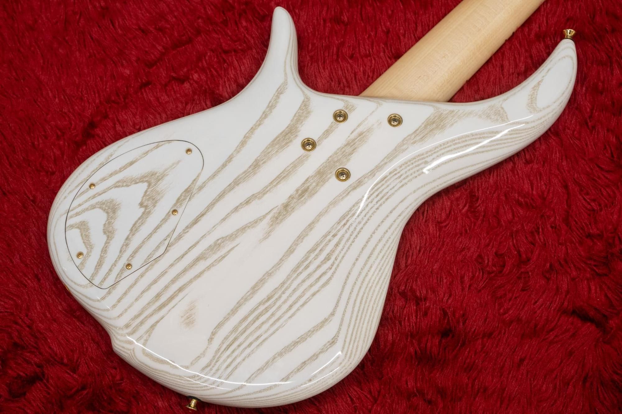 F-bass BN5 NTY バックアイバール F Bass BN5 Buckeye Burl Top w/Birdseye Maple FB & Gold HW