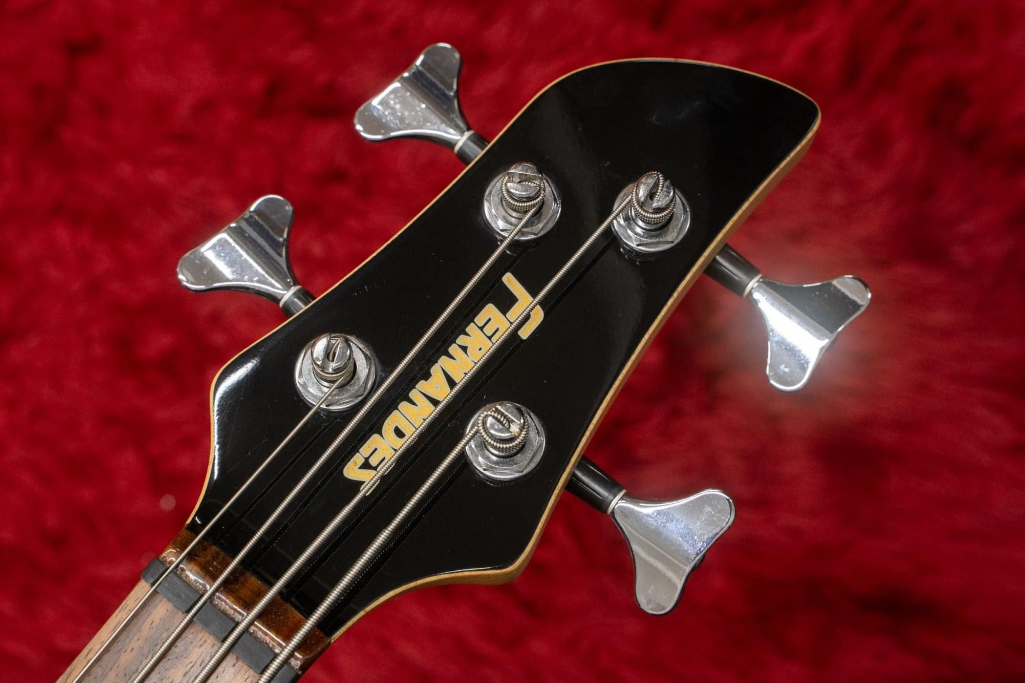 1987 Fernandes Japan FRB-60 PJ Revolver Bass (Trans Red