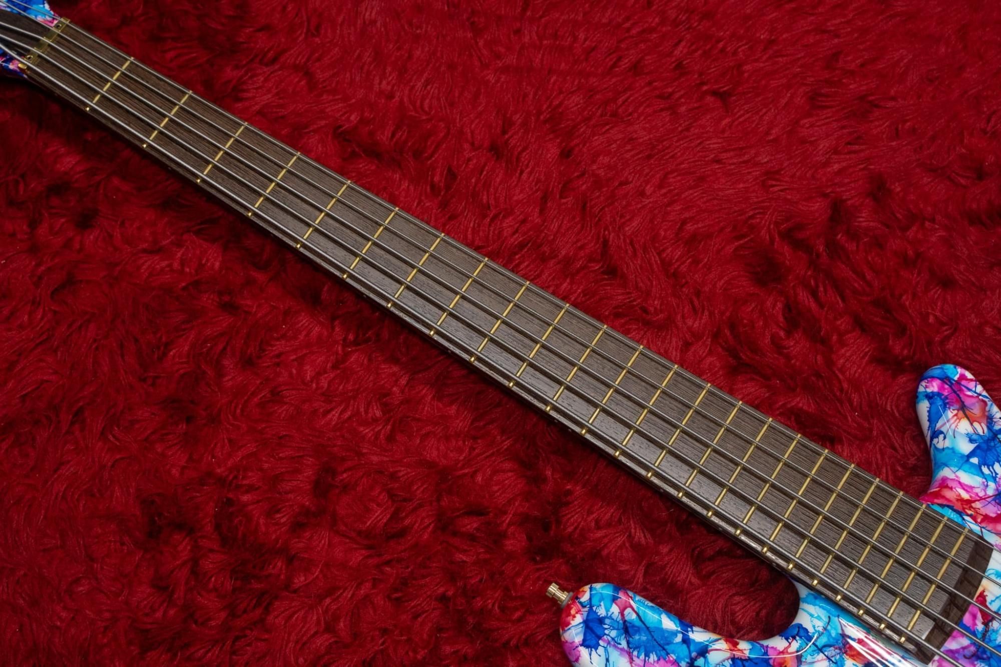 new】Warwick / Custom Shop Streamer Stage I 5st Blue Swirl