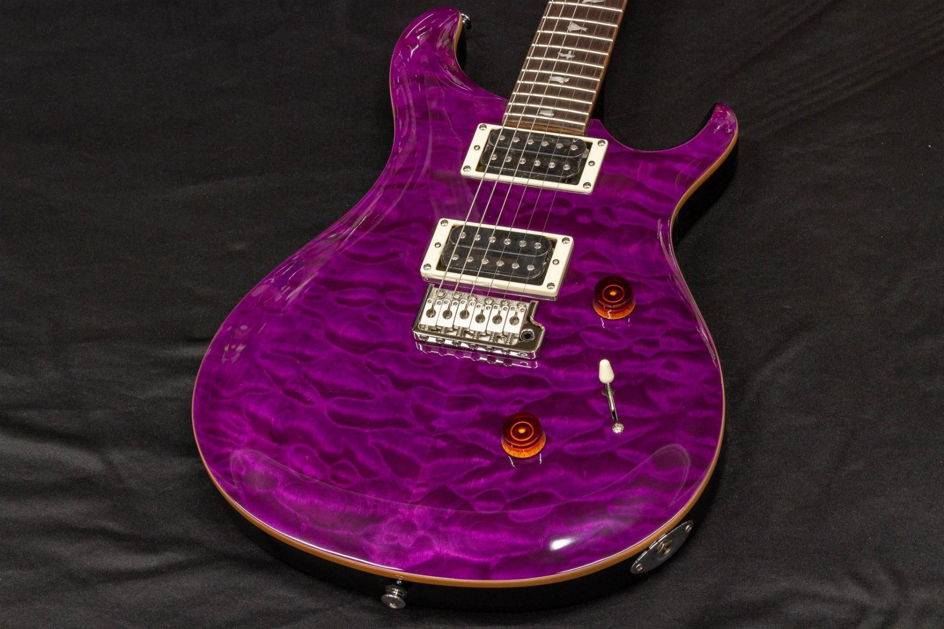 new】PRS / SE Custom 24 Quilt Amethyst #G014176 3.44kg new】PRS / SE Custom 24 Quilt Amethyst #G014176 3.44kg
