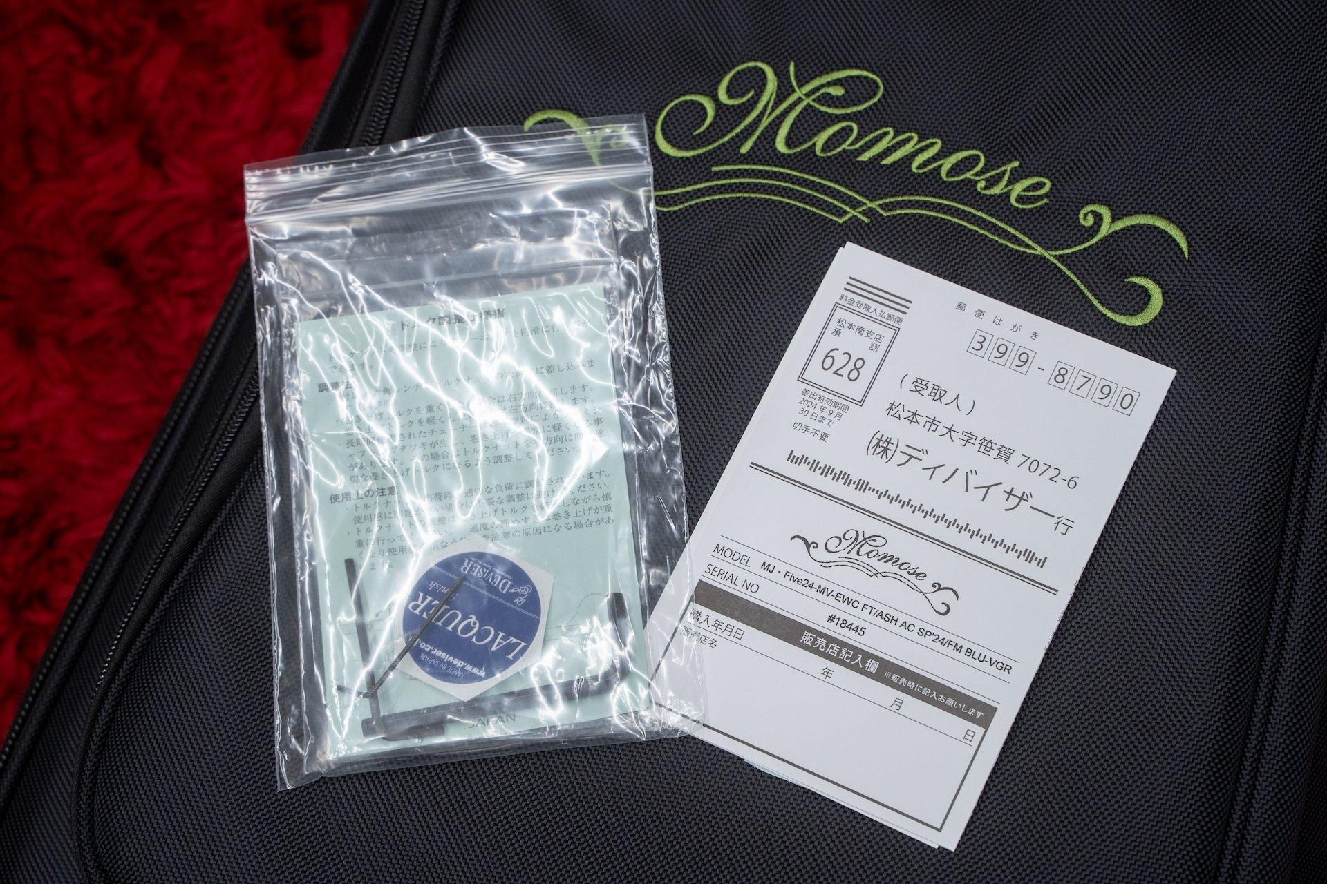new】momose / MJ Five24-MV-EWC FT/ASH AC SP'24/FM BLU-VGR new】momose / MJ Five24-MV-EWC FT/ASH AC SP'24/FM BLU-VGR
