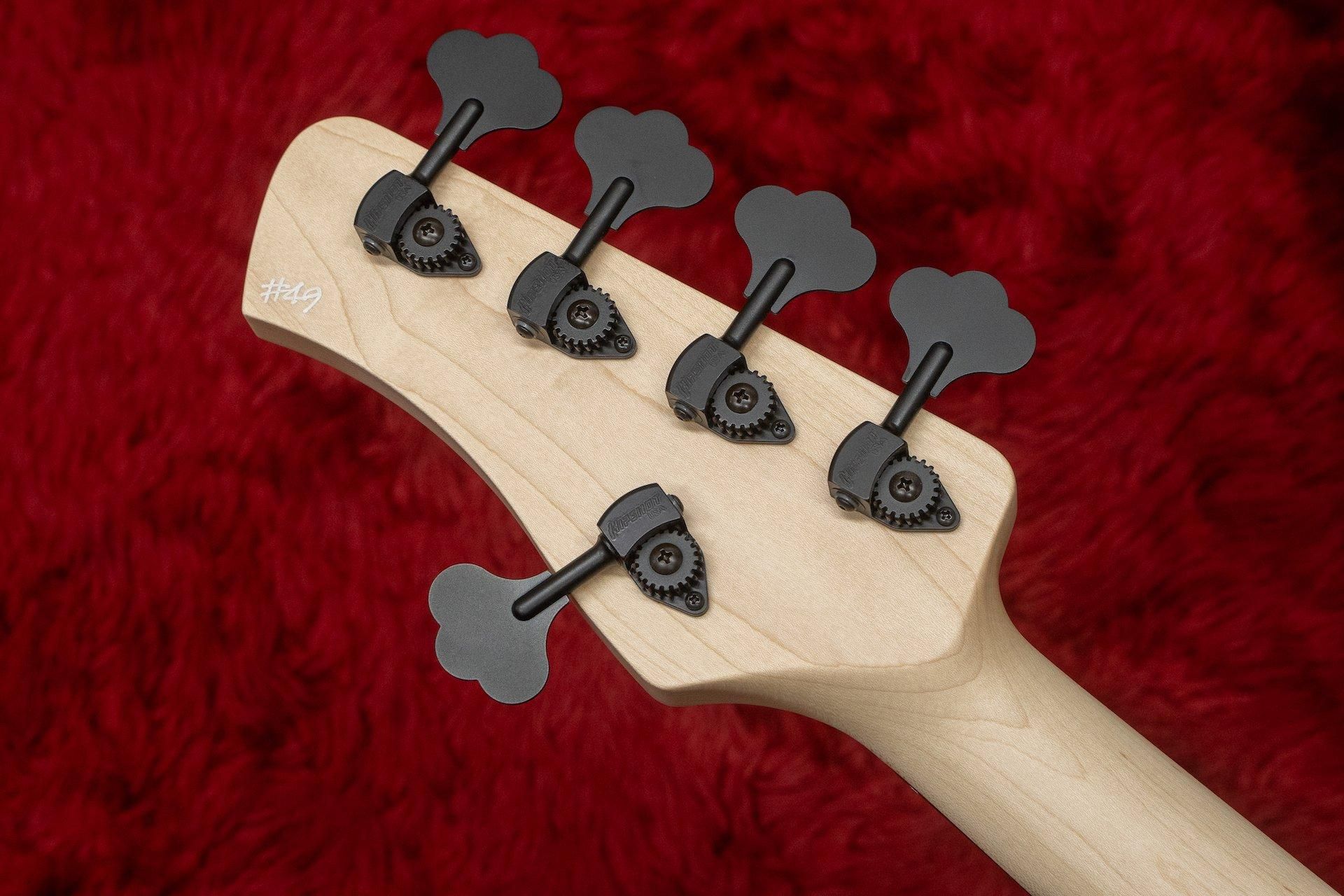 new】Kikuchi Guitars / Custom Bass 5 Flame Maple Trans Red