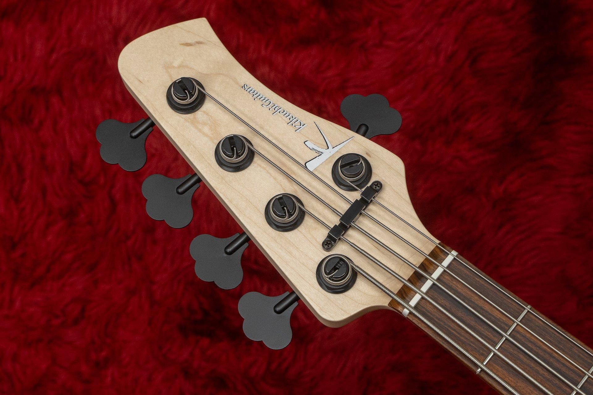 new】Kikuchi Guitars / Custom Bass 5 Flame Maple Trans Red new】Kikuchi Guitars / Custom Bass 5 Flame Maple Trans Red