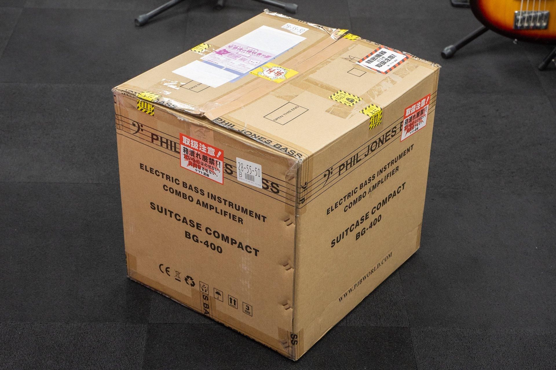 ベース PJB Suitcase Compact BG-400 Suitcase Compact BG-400 Carbon Red – Phil Jones Bass