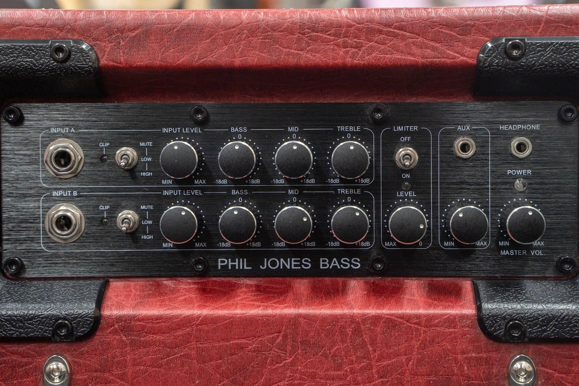 used】Phil Jones Bass (PJB) / Suitcase Compact BG-400 Red