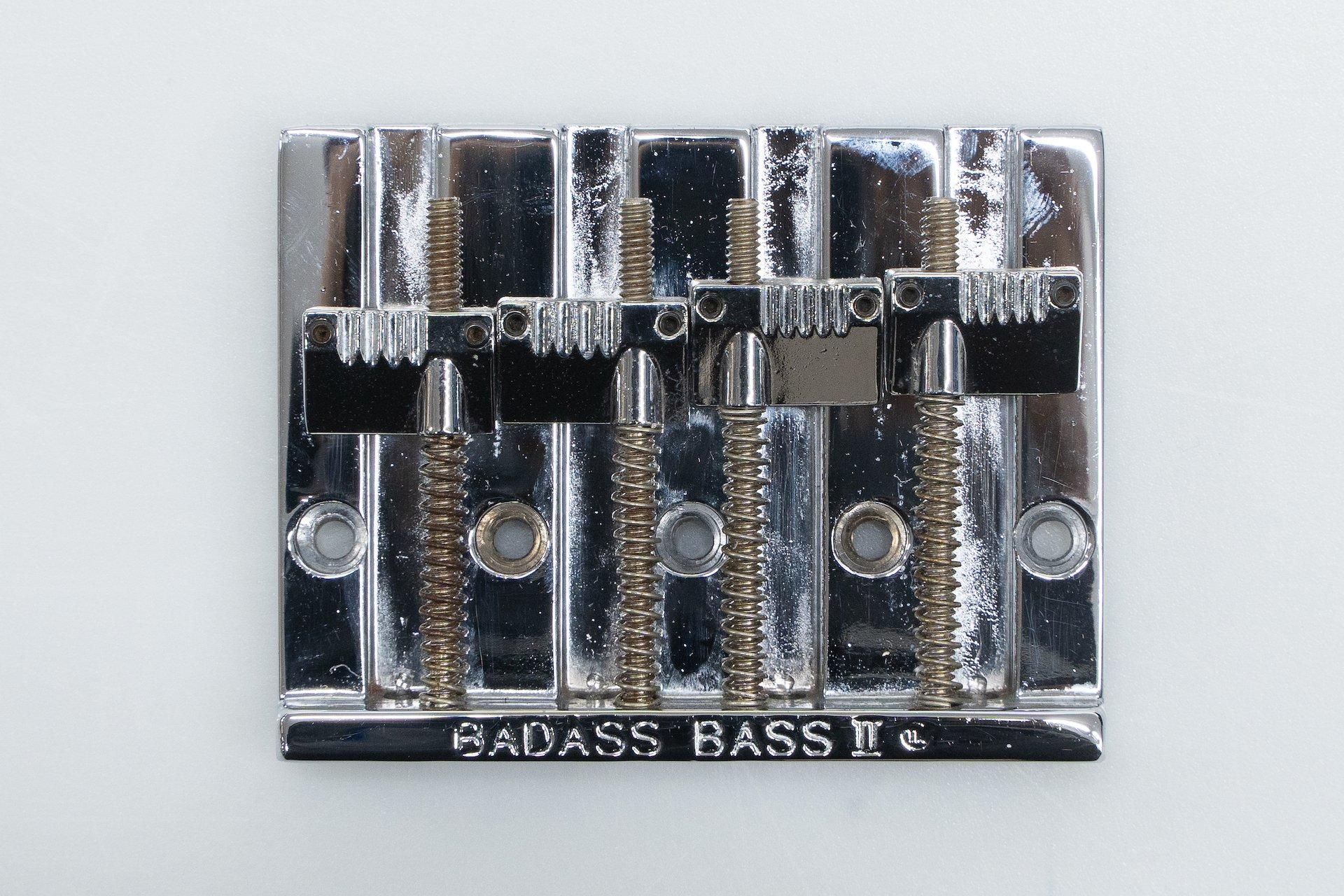 バダスⅡ ブリッジ used】Leo Quan / BADASS BASS II Bass Bridge Grooved Saddles