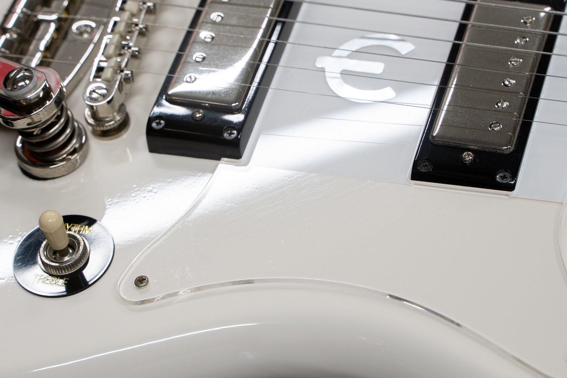 used】Epiphone / Crestwood Custom w/tremotone Polaris White