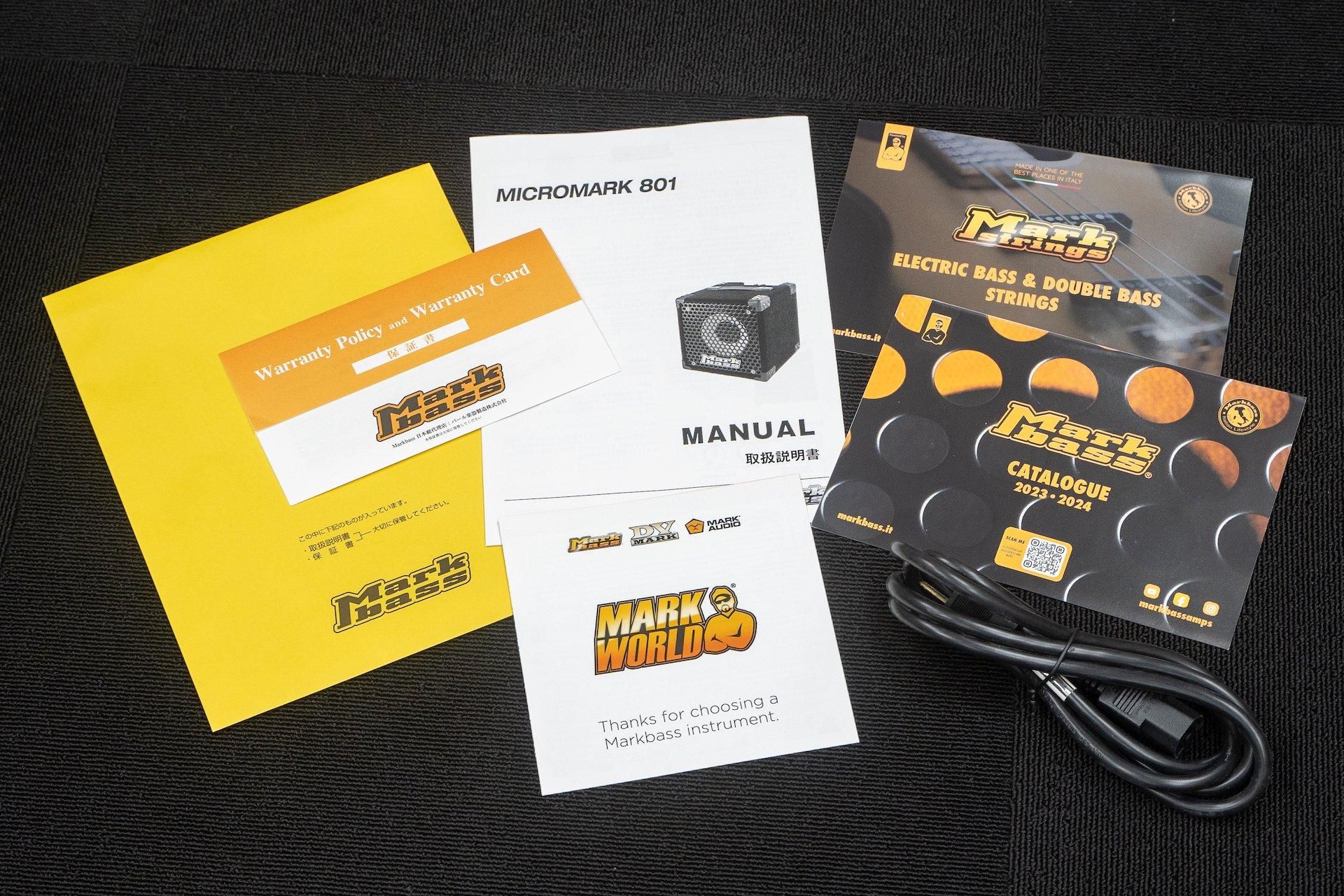 new】Markbass / MICROMARK 801 Combo Bass Amp 50W【GIB横浜 new】Markbass / MICROMARK 801 Combo Bass Amp 50W【GIB横浜