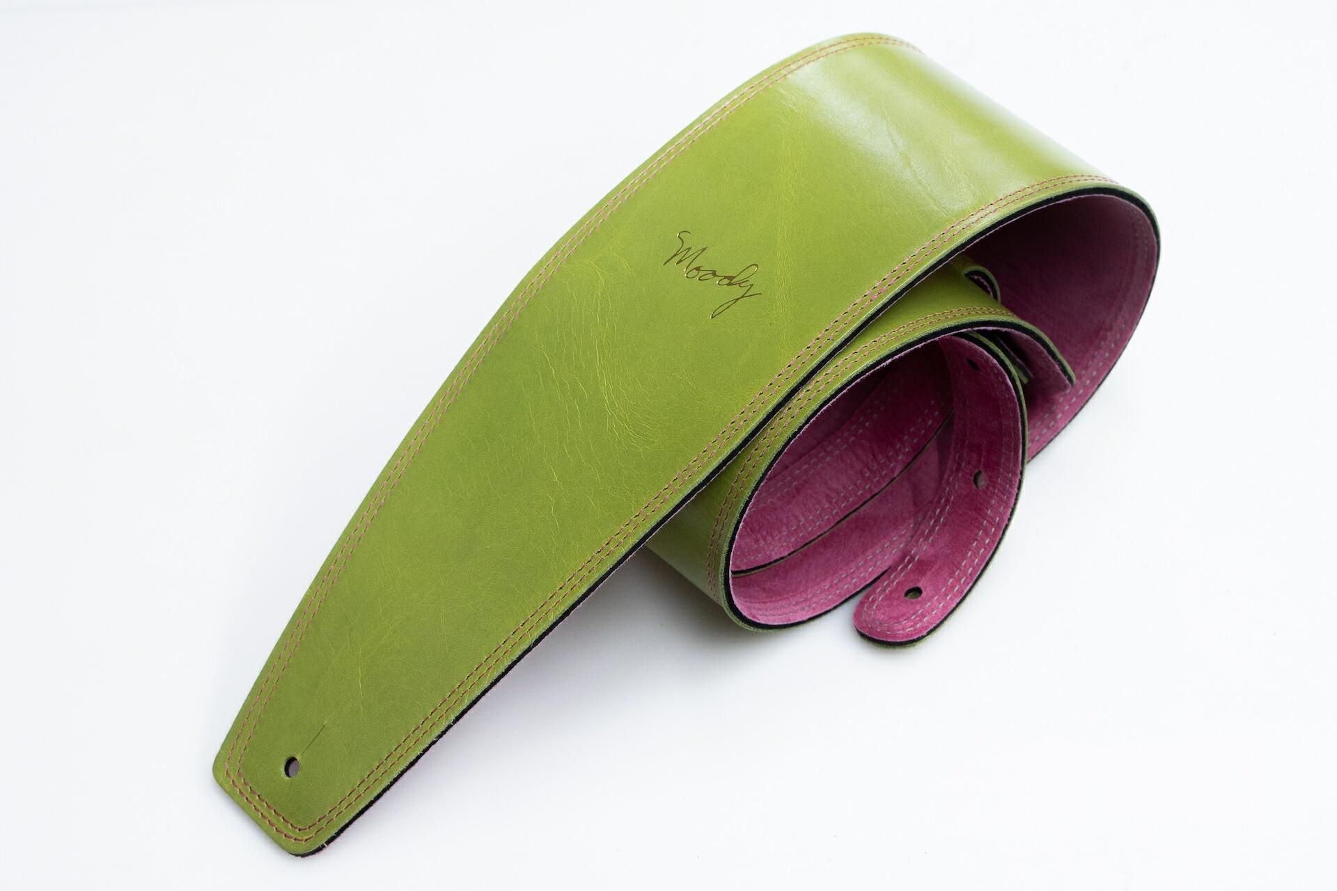 new】Moody Straps / 4.0 Inch Violet/Cream Leather Standard