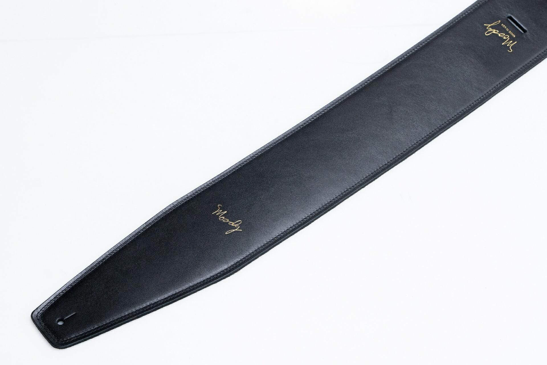 そば兄ーさん専用  MOODY STRAPS  Standard new】Moody Straps / 4.0 Inch Black/Blue Suede Standard Tail