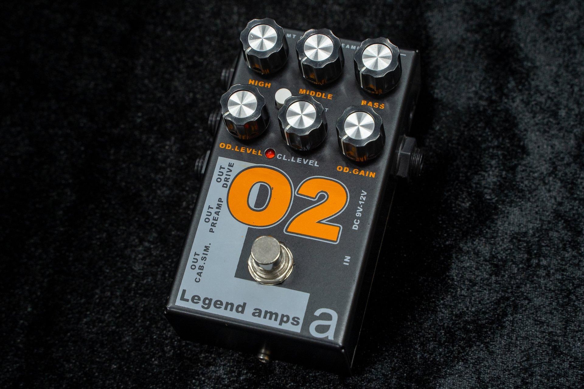 ギター AMT O2 AMT O2 — 2 channels guitar preamp/distortion pedal (Orange