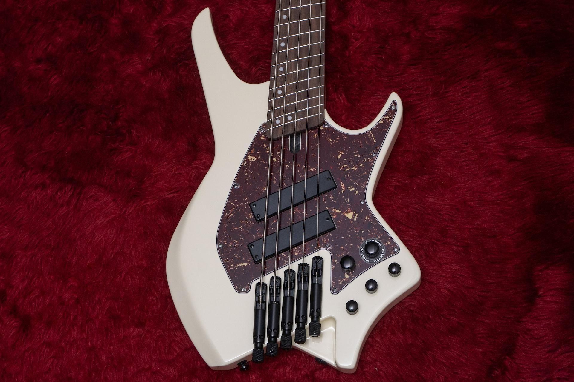 ベース HEX Guitars NB505 Ivory new】HEX Guitars / NB505 Ivory - Geek IN Box