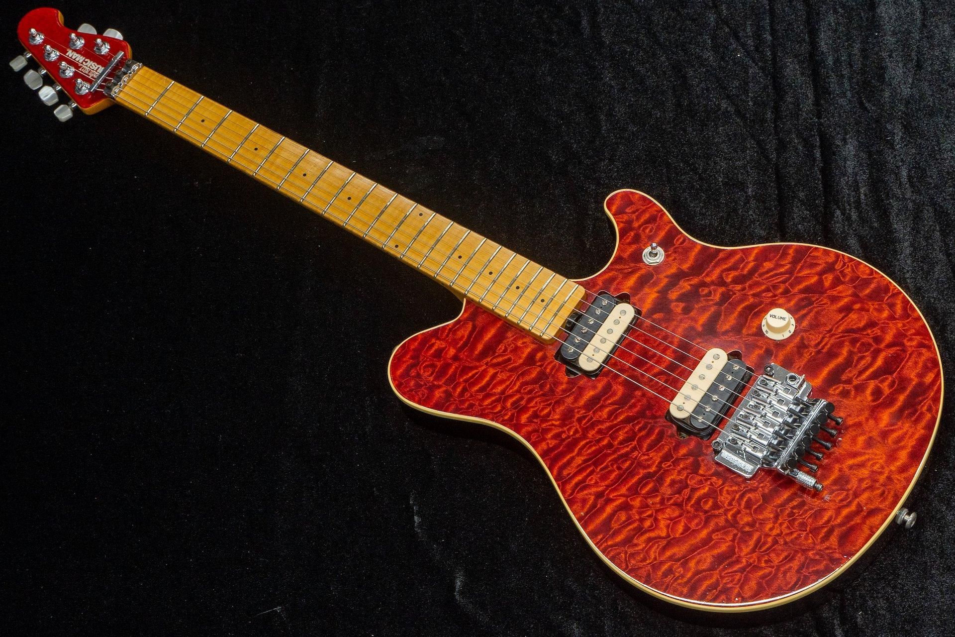 used】Musicman / AXIS EX Hi-End Guitars Translucent Red used】Musicman / AXIS EX Hi-End Guitars Translucent Red