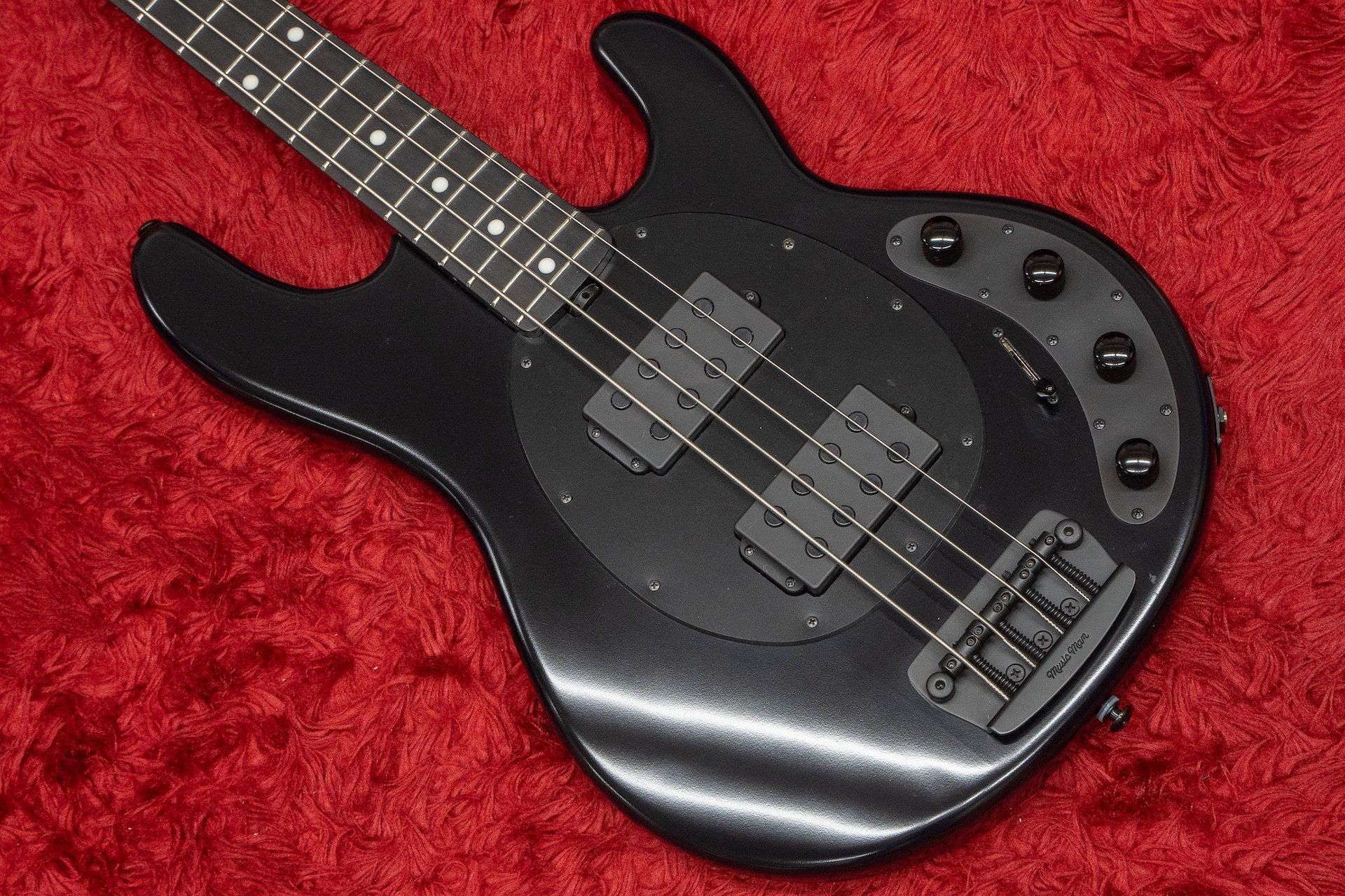 used】Ernie Ball Music Man / StingRay 3EQ HH Stealth Black used】Ernie Ball Music Man / StingRay 3EQ HH Stealth Black