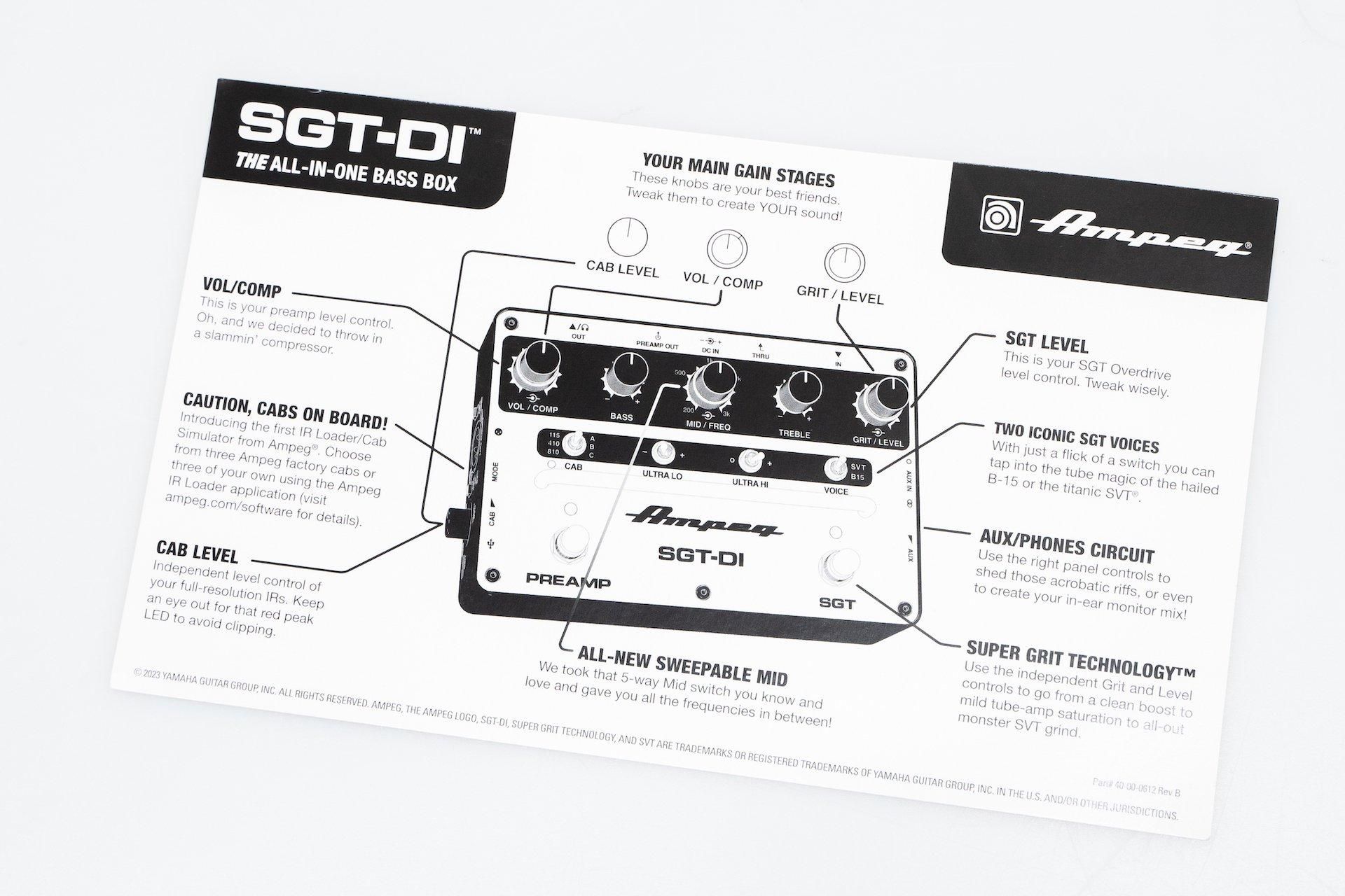 used】Ampeg / SGT-DI【GIB横浜】 - Geek IN Box