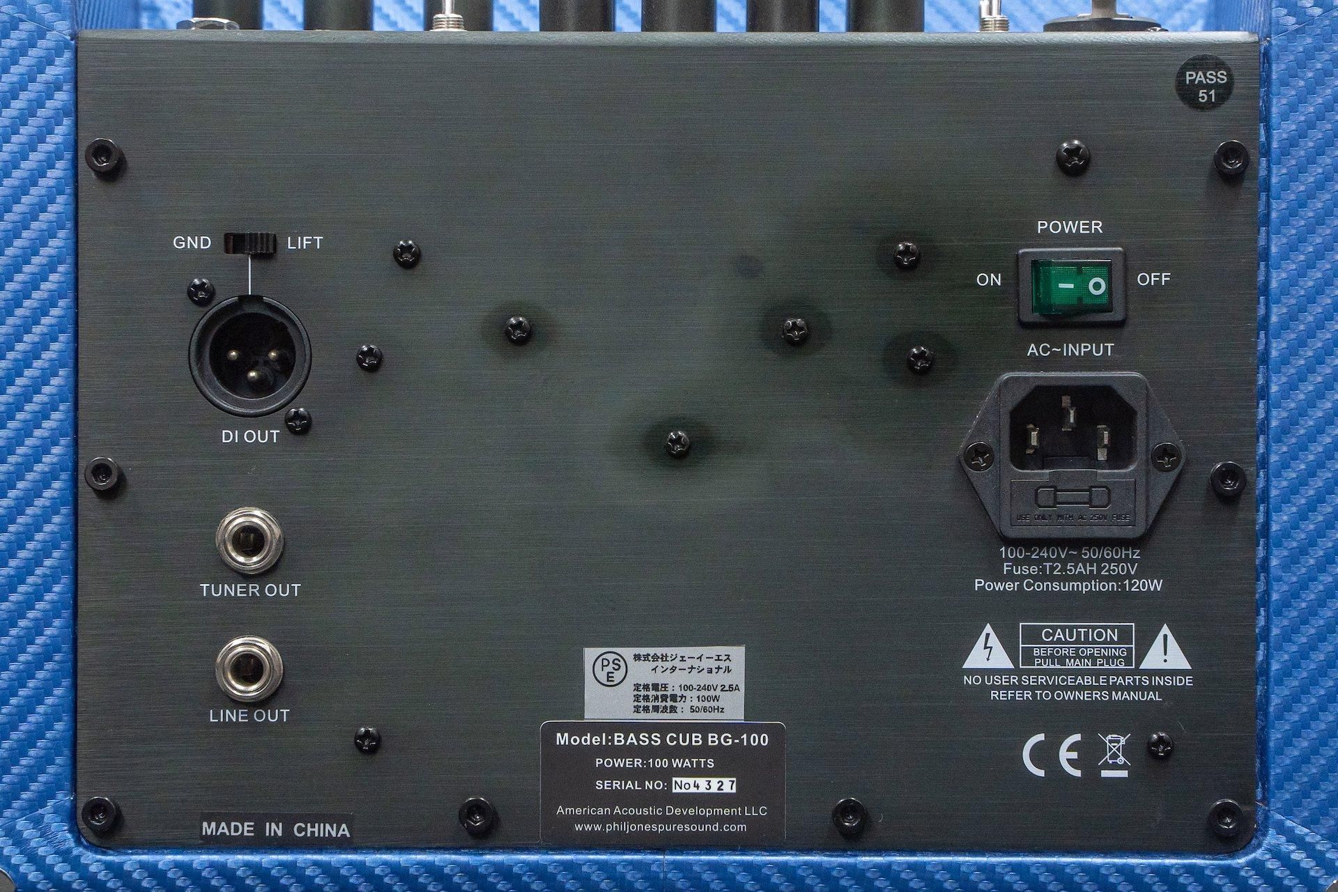 ベース Phill Jones Bass BASS CUB Cartoon Blue used】Phill Jones Bass (PJB)/ BASS CUB Cartoon Blue【GIB横浜