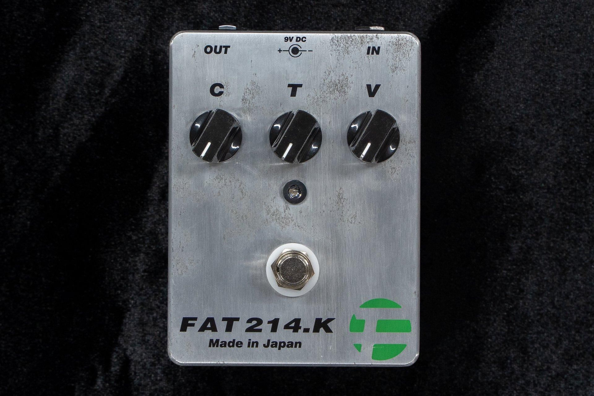【美品】FAT 214.K コンプレッサー ギターエフェクター TAK 美品】FAT 214.K コンプレッサー ギターエフェクター TAK