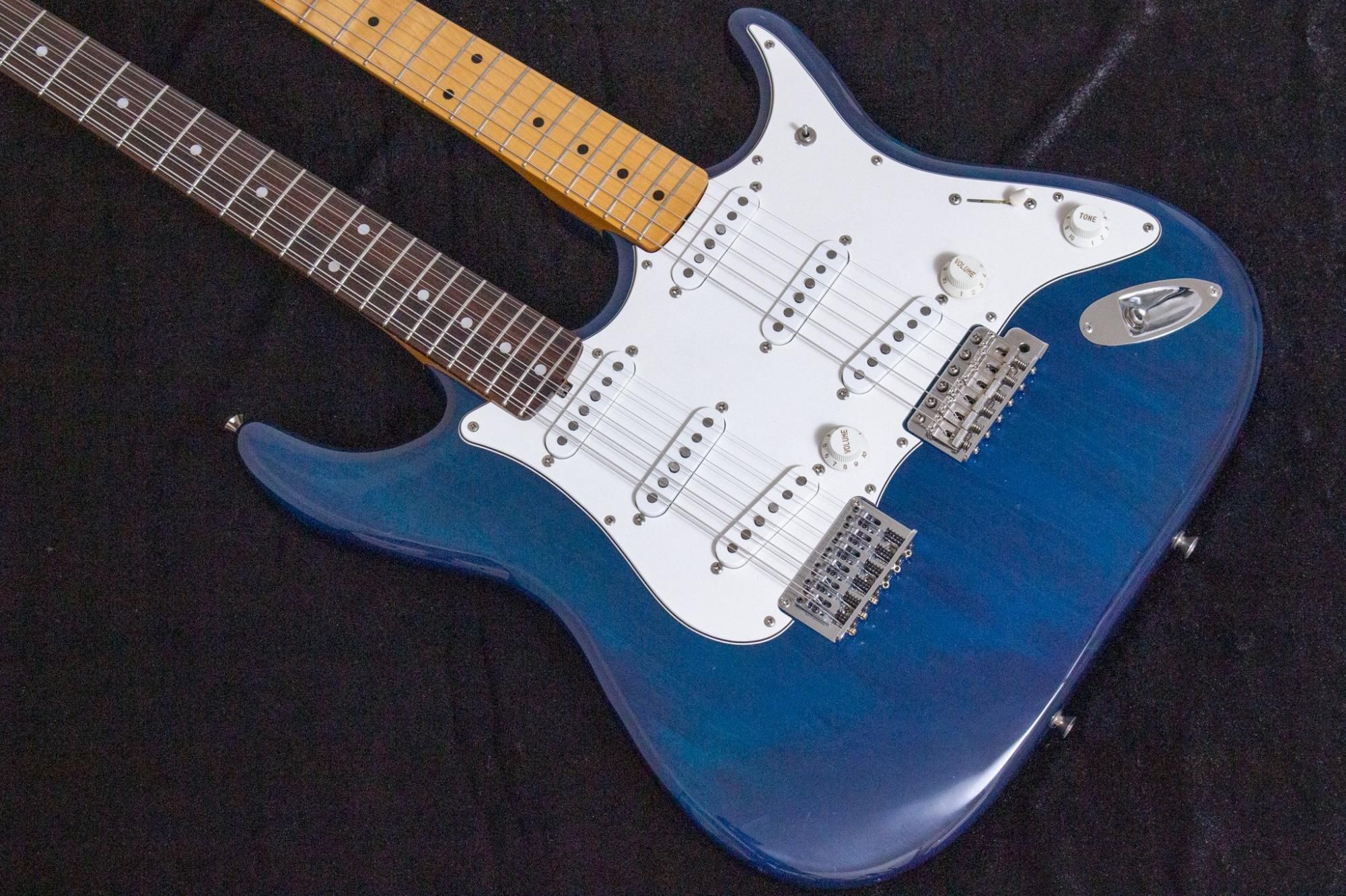 Ts 快い guitar エレキベース 青 4弦