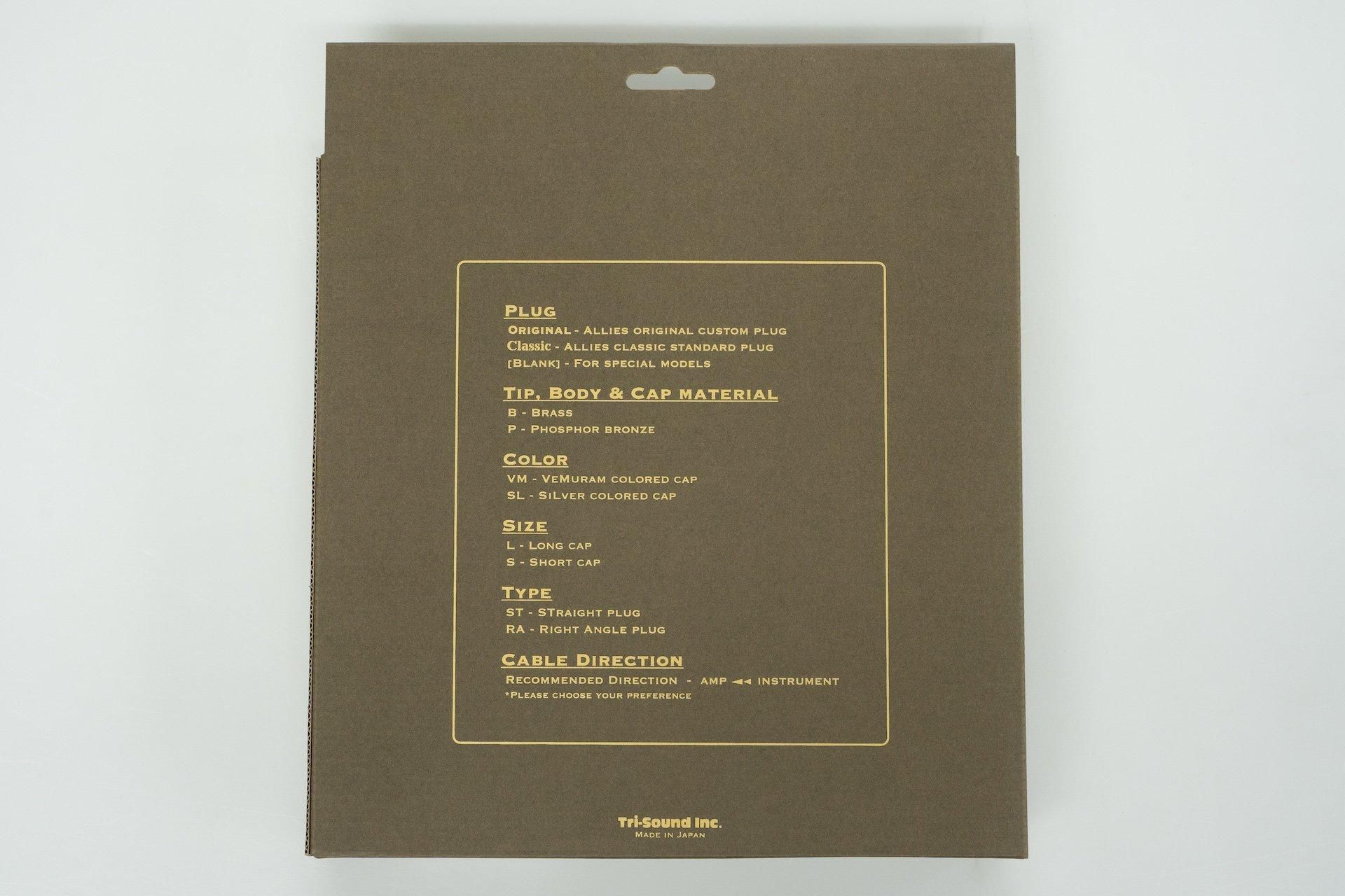 new】ALLIES CABLES / PLUGS [VEMURAM] / BBB-VM-SST/SRA-15f【GIB横浜