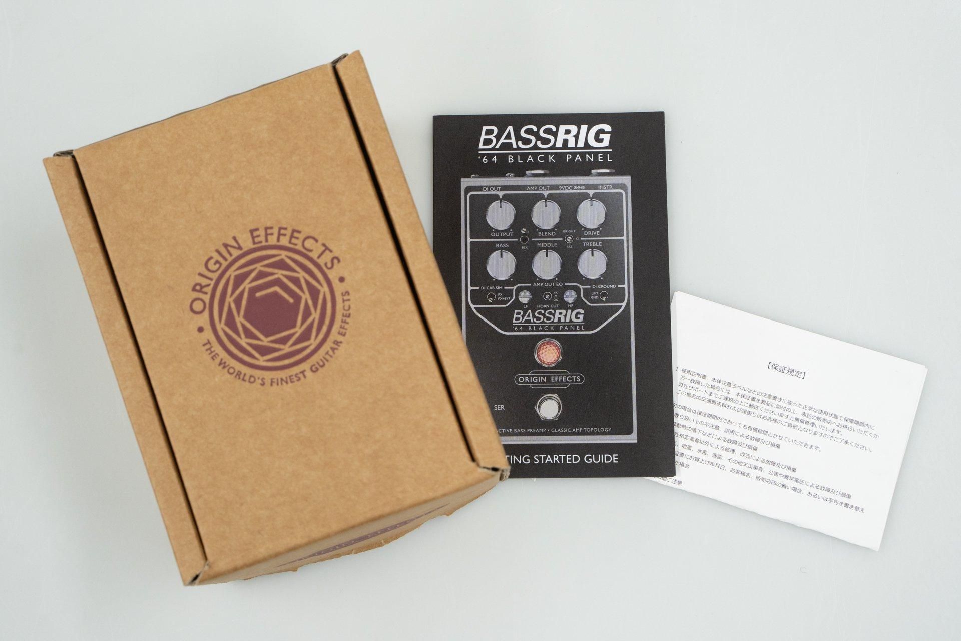 ORIGIN EFFECTS BassRIG '64 Black Panel ｜イケベ楽器店