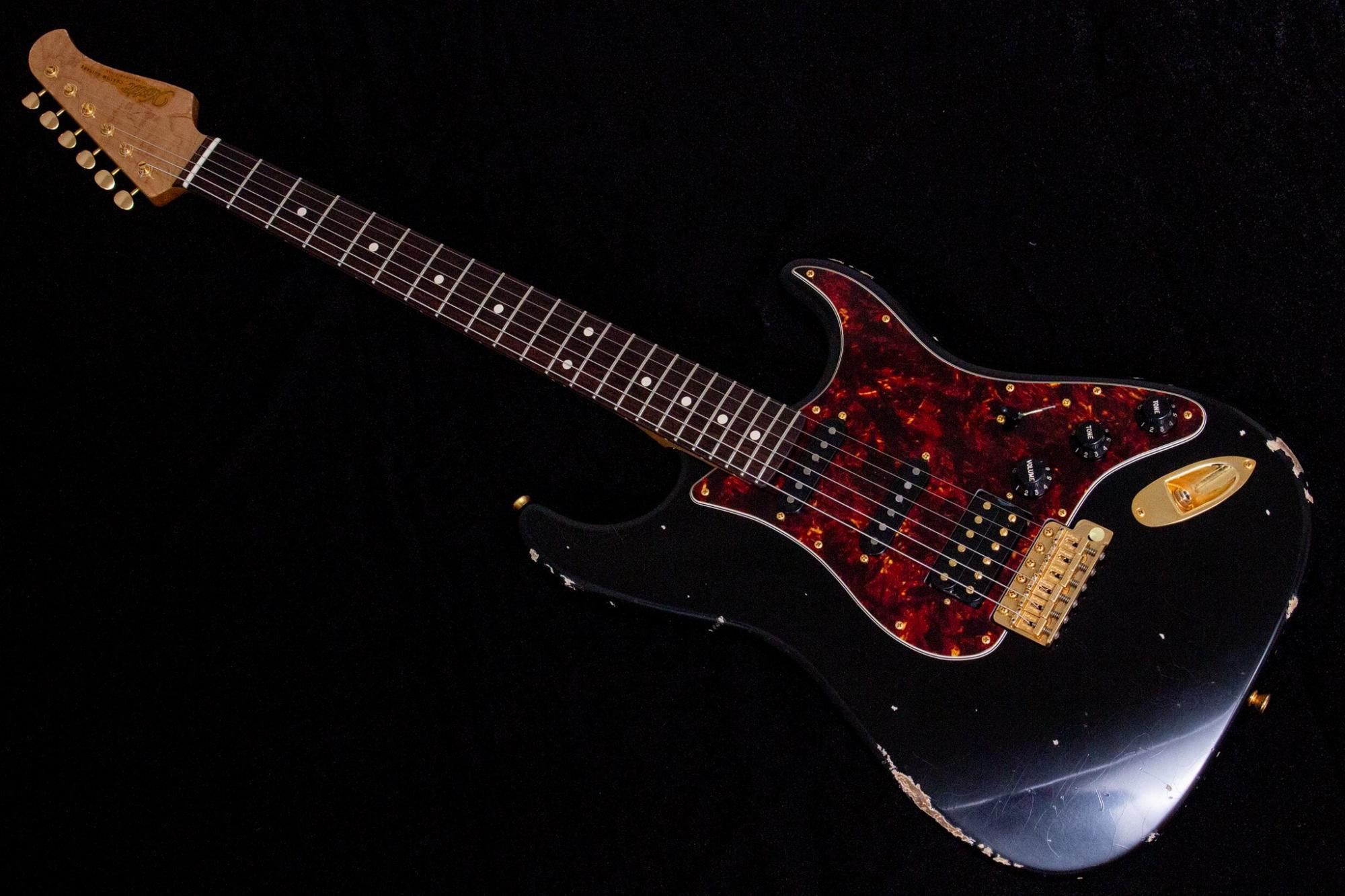 new】Xotic / XSC-2 Black Medium Aged Ash/R Gold Parts #3687