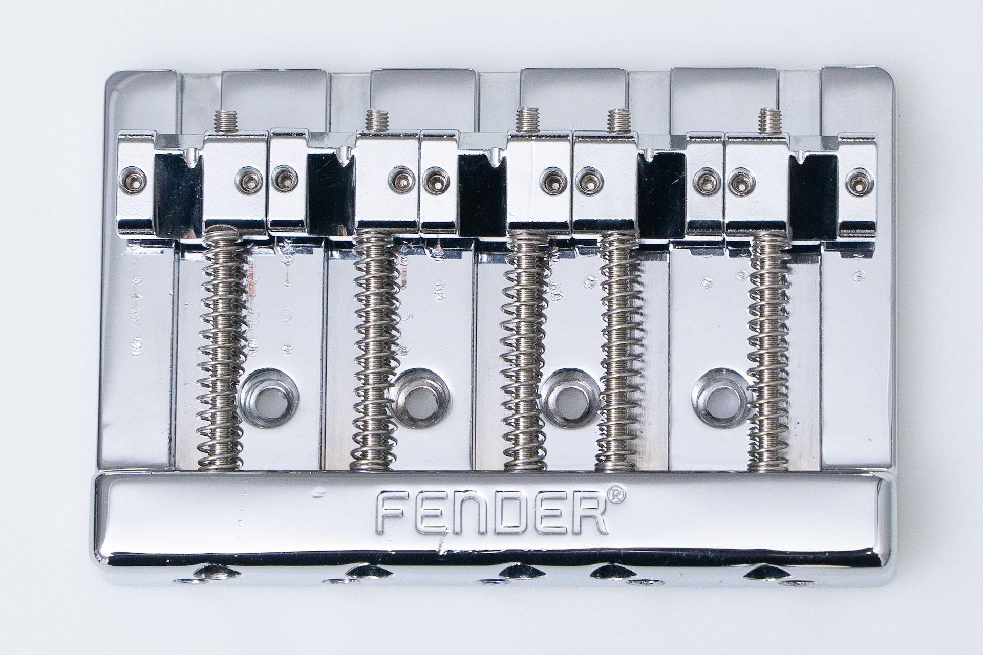 Fender HiMass Bass Bridge 5弦ベース用 Fender® HiMass™ 5-String Bass Narrow Bridge Assembly With