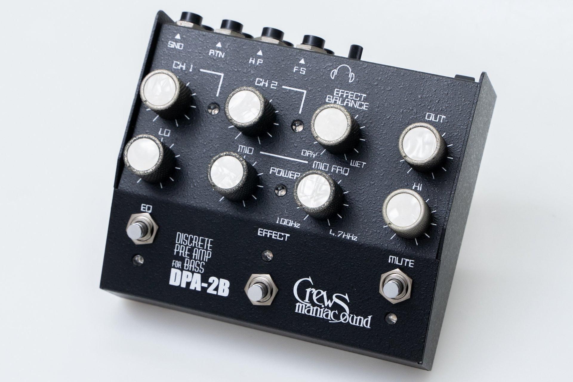 used】Crews Maniac Sound / DPA-2B Discrete Pre Amp for Bass used】Crews Maniac Sound / DPA-2B Discrete Pre Amp for Bass