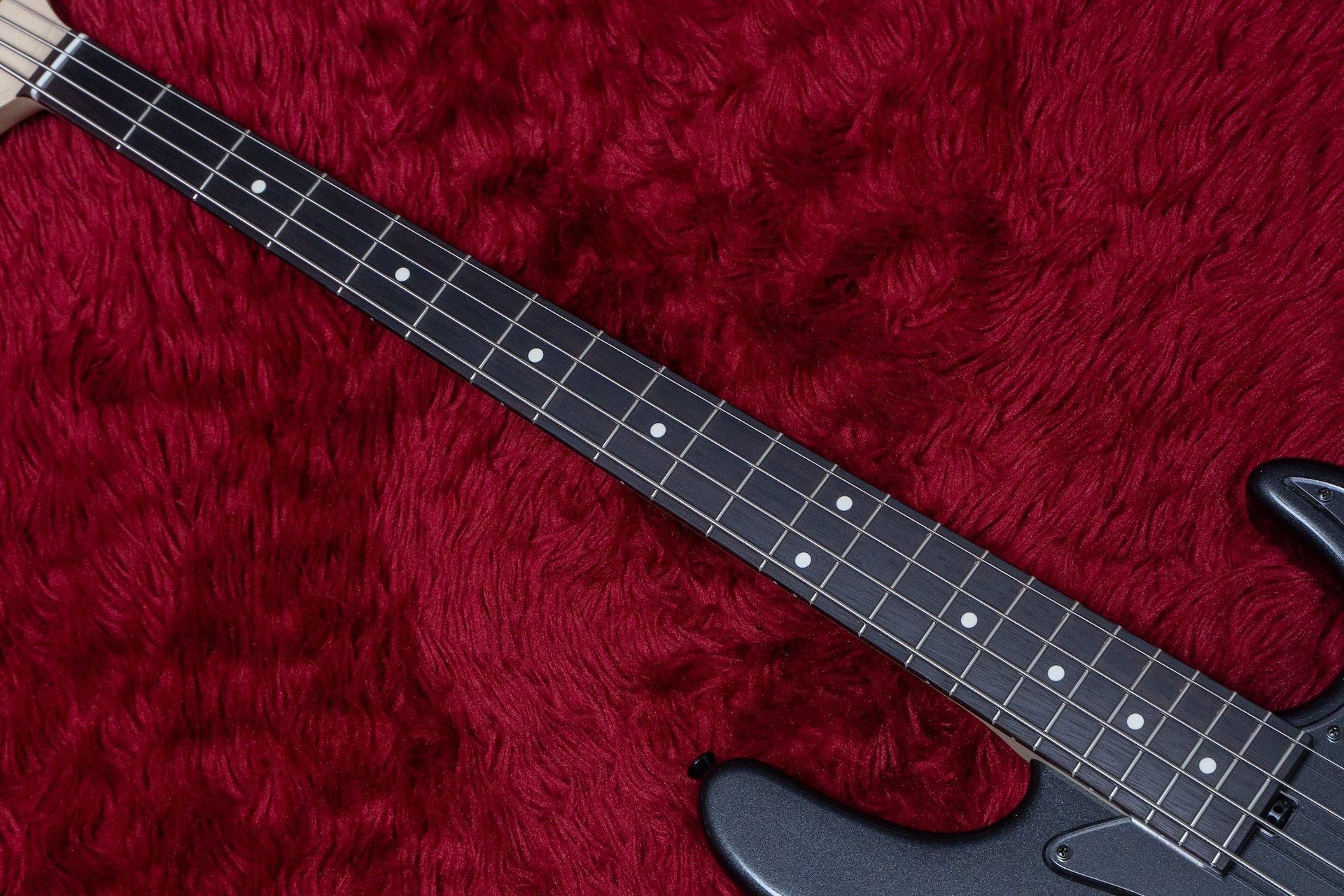 new】Kikuchi Guitars / Custom Bass 4st Charcoal Frost Metallic