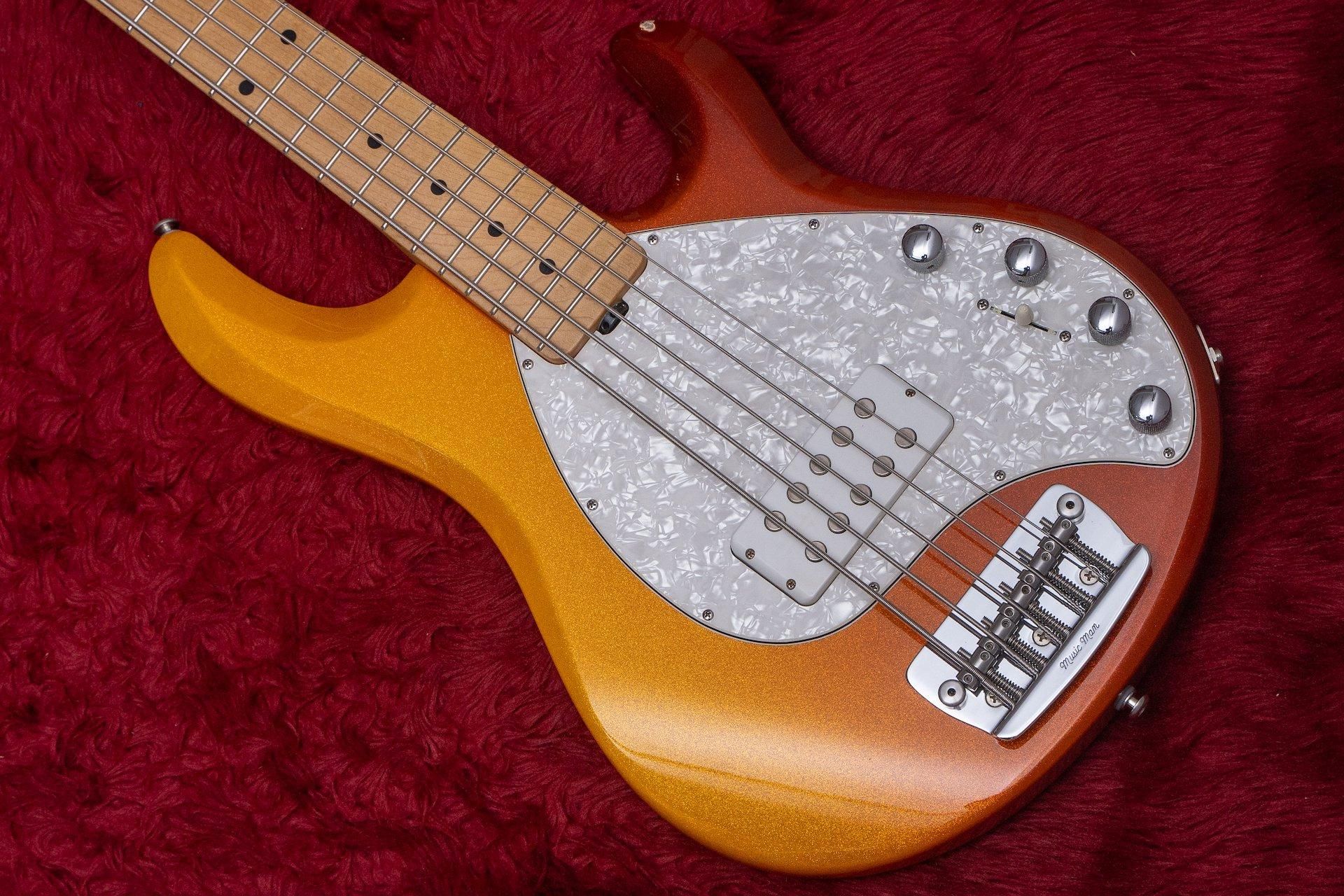 used】Ernie Ball Music Man / StingRay5 H Autumn Red Sunrise