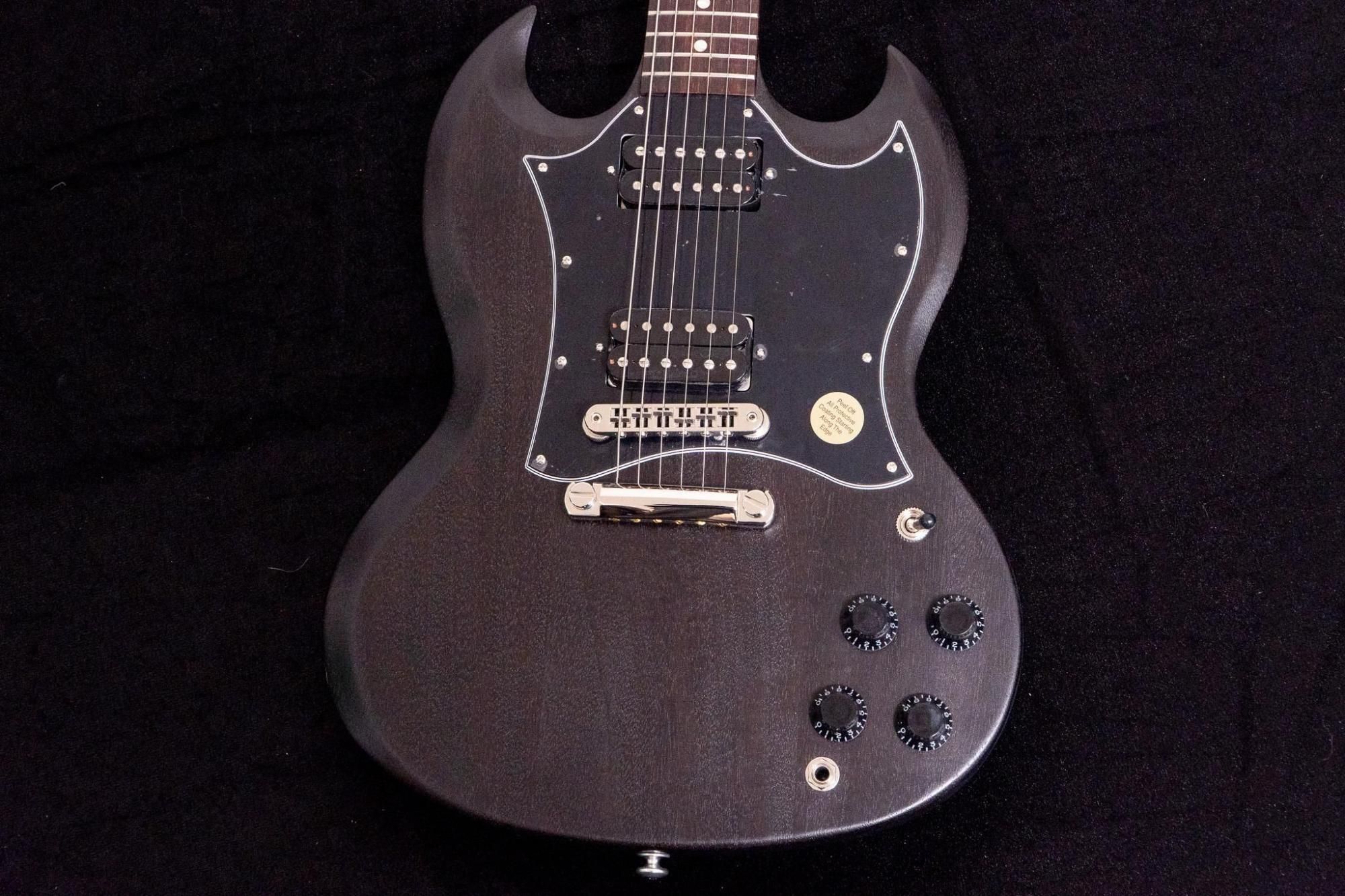 outlet】Gibson / SG Faded Tribute Worn Ebony 2019 #190037123 2.94