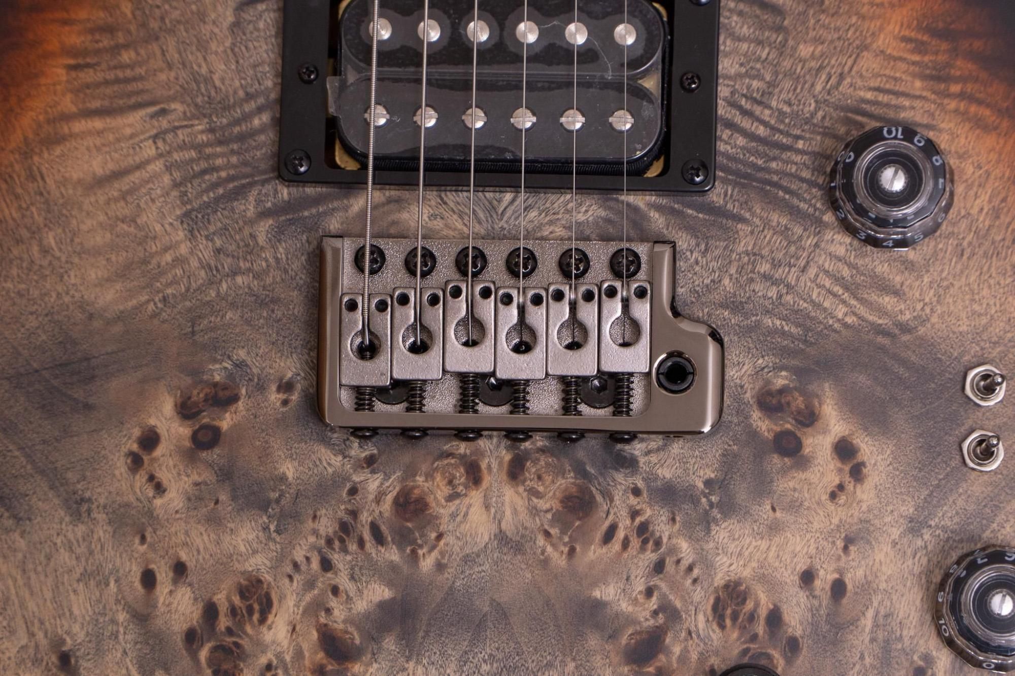 new】PRS / SE Custom 24-08 Poplar Burl Charcoal Cherry Midnight