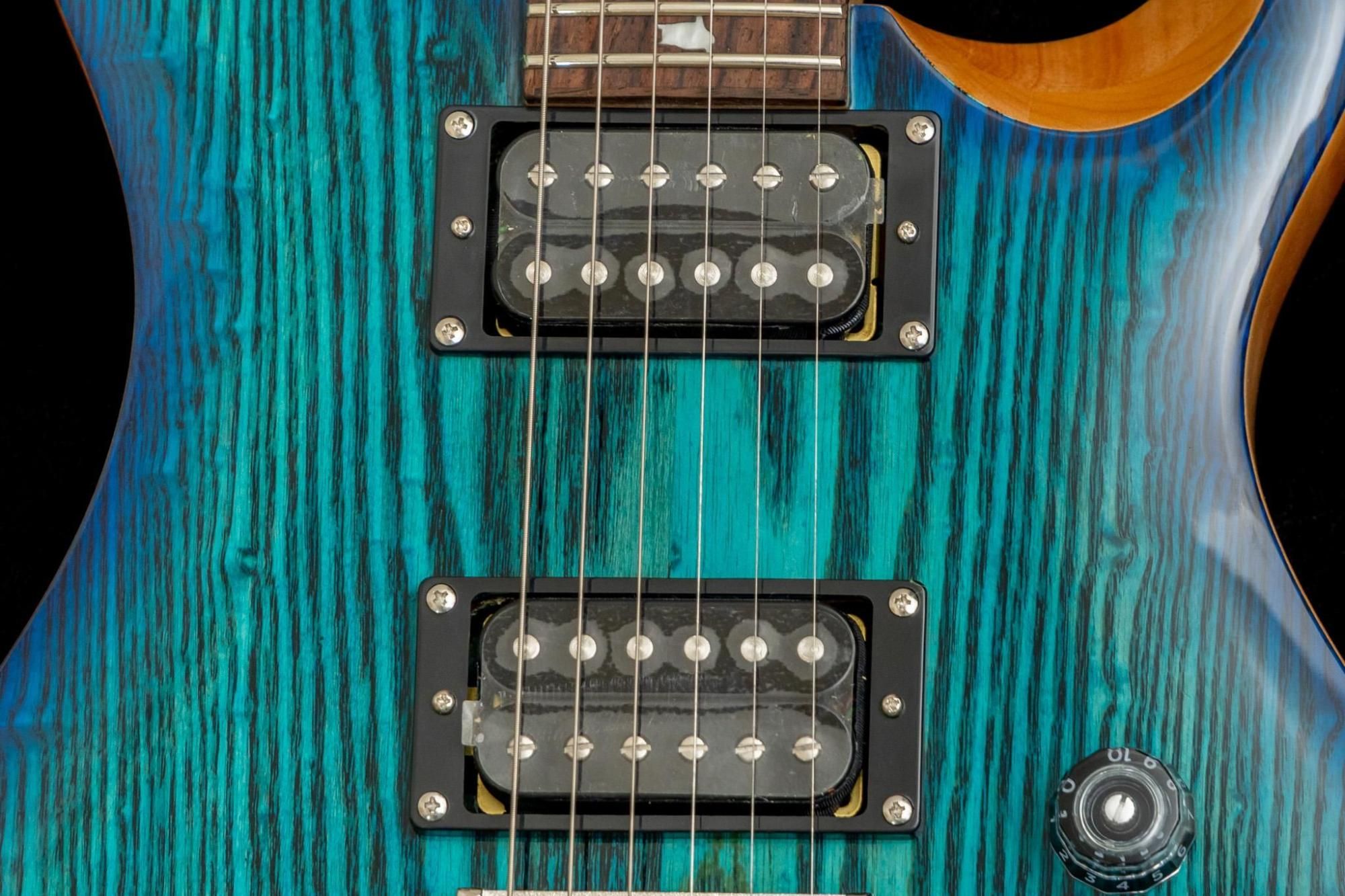 new】PRS/ SE Custom 24 Burled Ash Limited Edition Lake Blue
