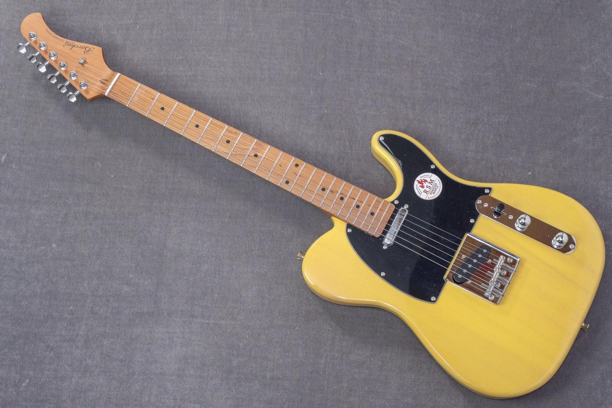 [美品]Bacchus BTE-1DX RSM/M Black BTE-1DX RSM/M BLK Bacchus Universe Series エレキギター