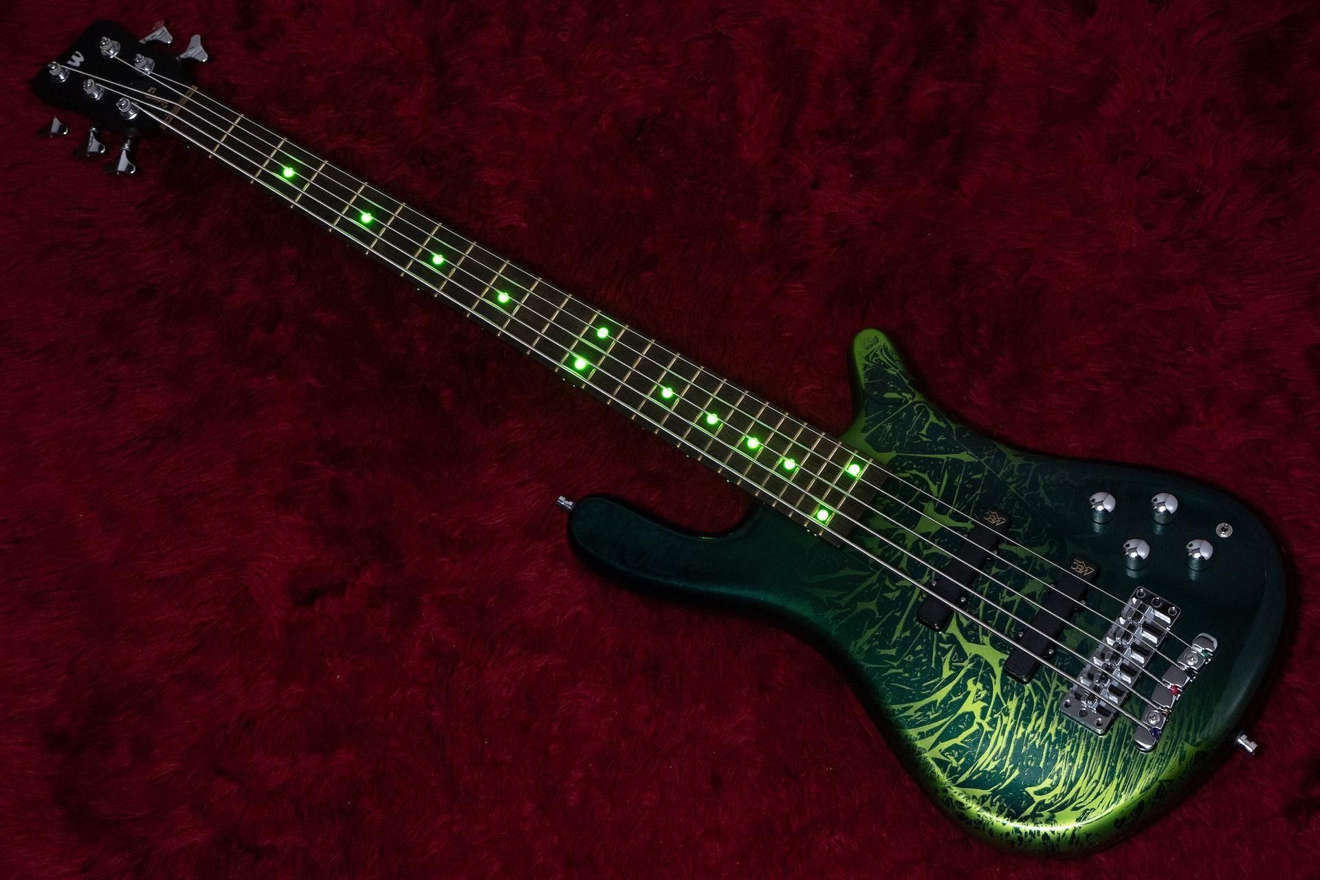 used】Warwick / Custom Shop STREAMER LX5 Hand-Selected AAA Flame