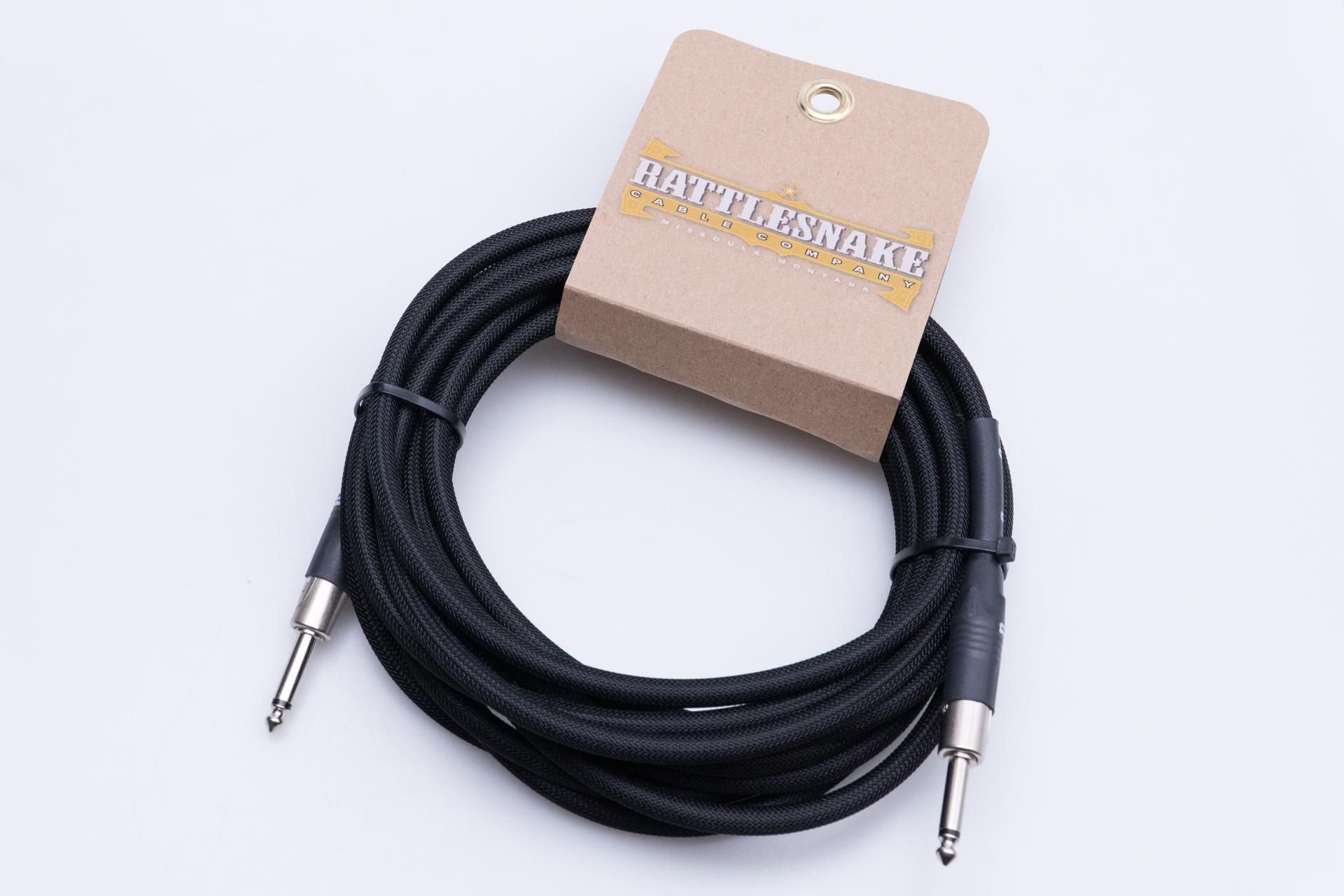 new】Rattlesnake Cable / 20ft Standard in Black S/S 【GIB new】Rattlesnake Cable / 20ft Standard in Black S/S 【GIB