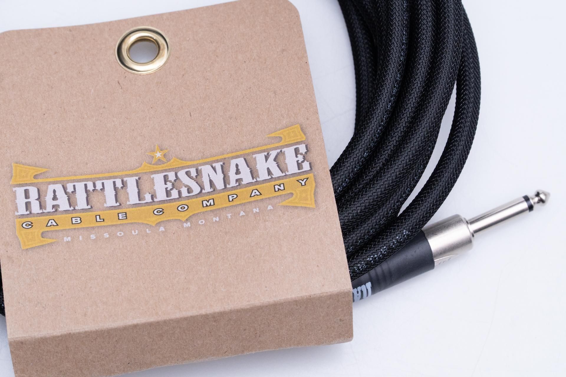 new】Rattlesnake Cable / 20ft Standard in Black S/S 【GIB new】Rattlesnake Cable / 20ft Standard in Black S/S 【GIB