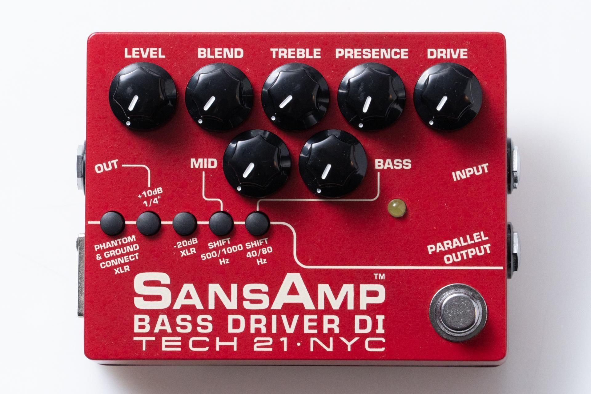 サンズアンプ SANSAMP BASS DRIVER V2 Vermilion