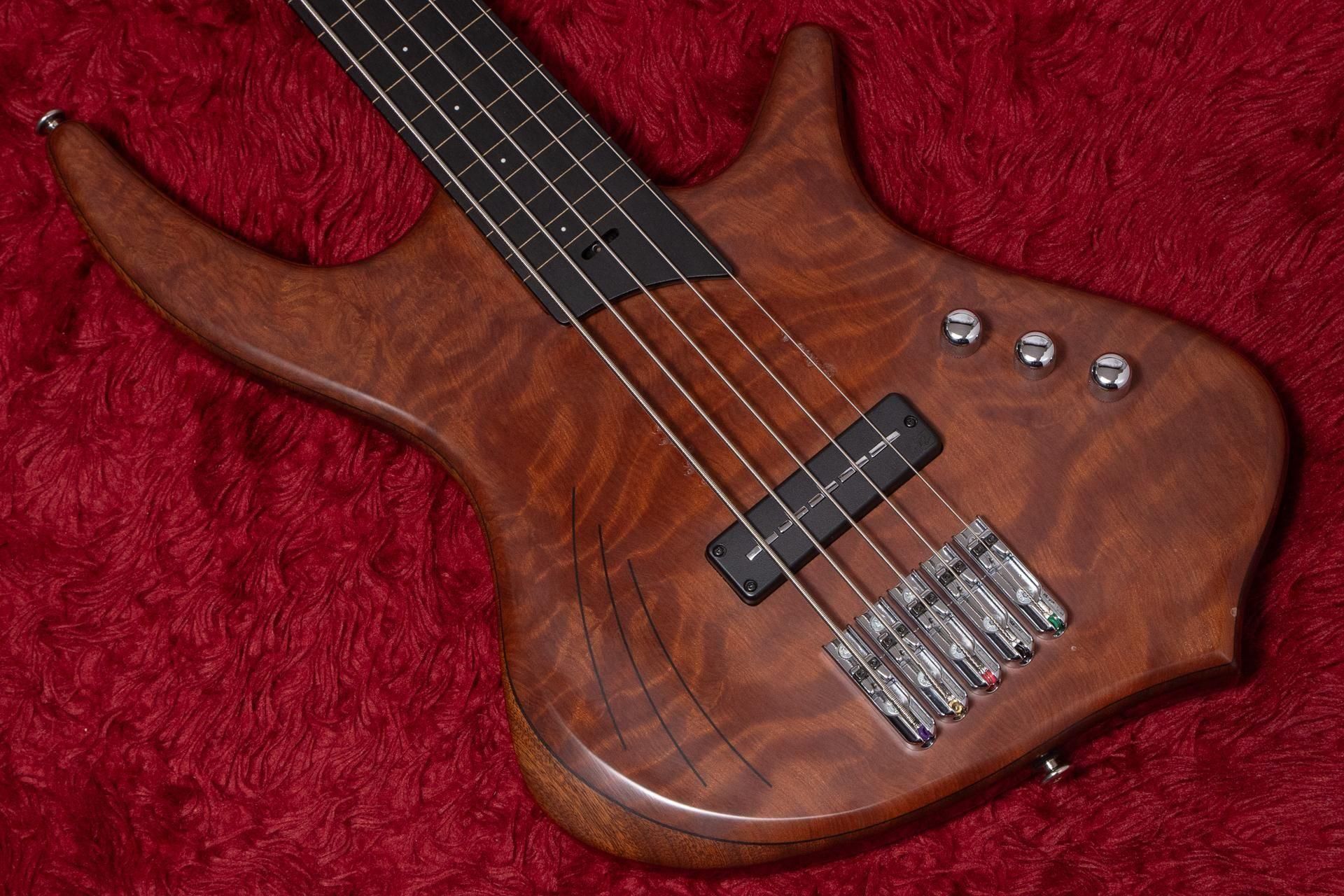 ◆あご当て Berber型 HillClamp RoseWood 4/4 used】Cortex Bass / Napoleon Deluxe 5 Fretless 4.260kg