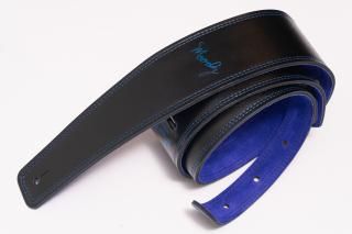 new】Moody Straps / 4.0 Inch Black/Tobacco Leather Long Tail