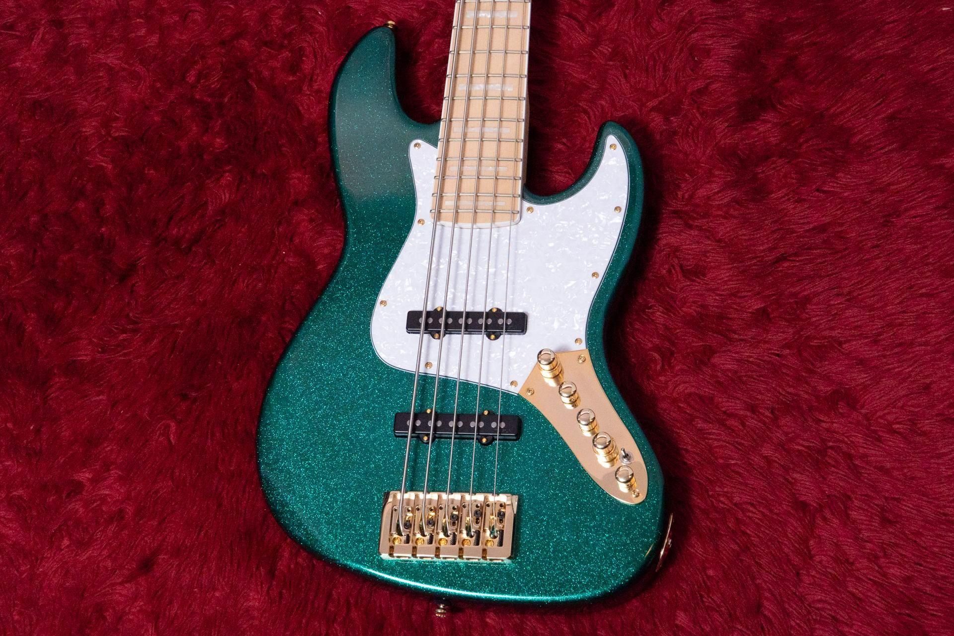new】Swing Guitars / Jazz Deluxe 5 Metallic Teal Grren 4.77kg