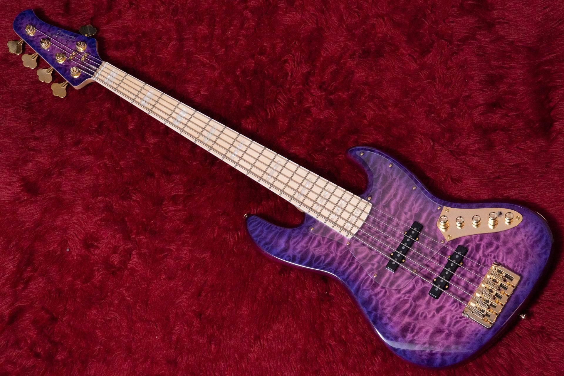 new】Swing Guitars / Jazz Deluxe 5 Purple 4.78kg #24070043