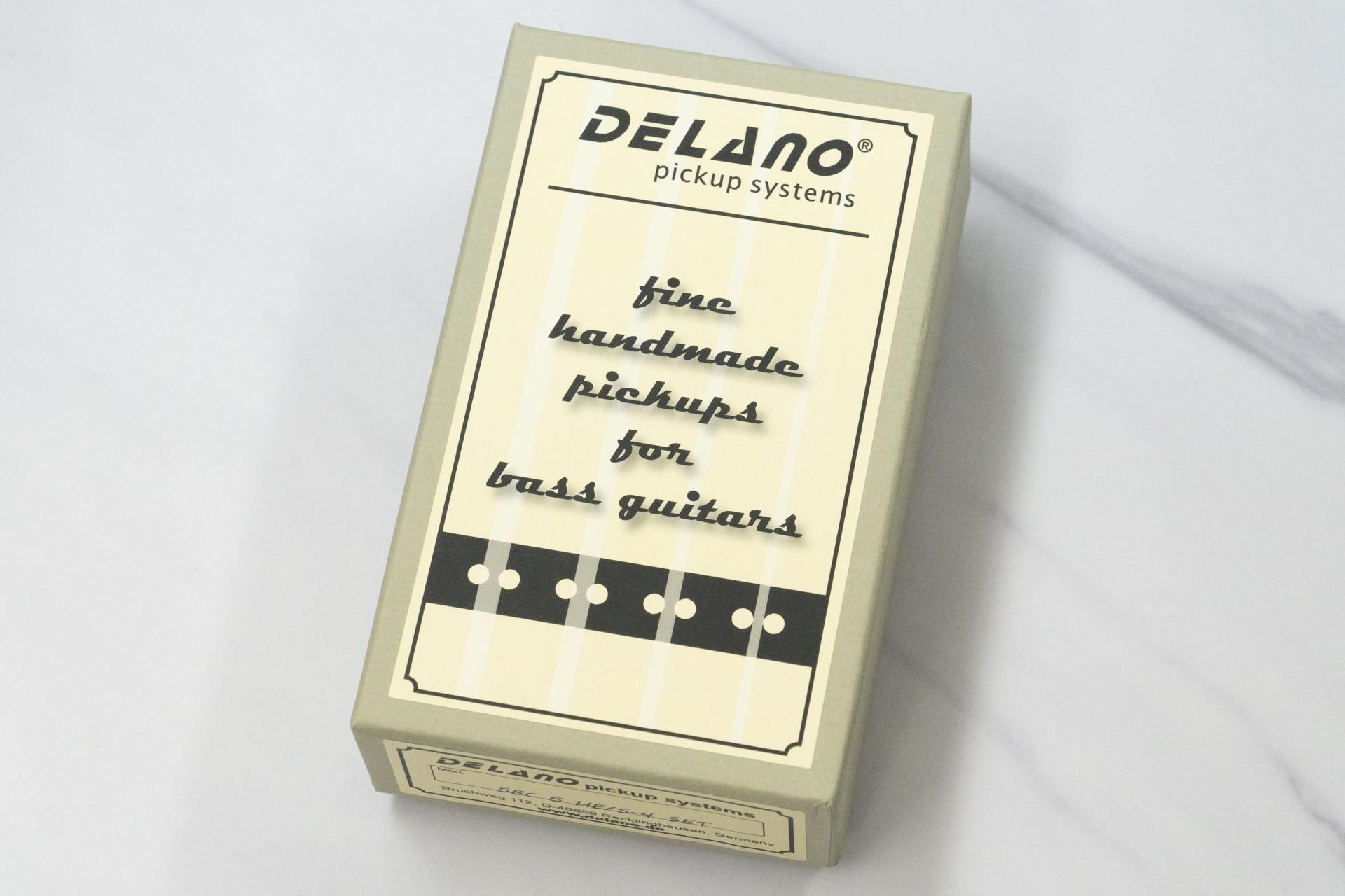 Delano SBC 5 HE/S Neck,Bridgeセット Delano SBC5 HE/S-4 Driver 5 String Quad-Coil Bass Pickups