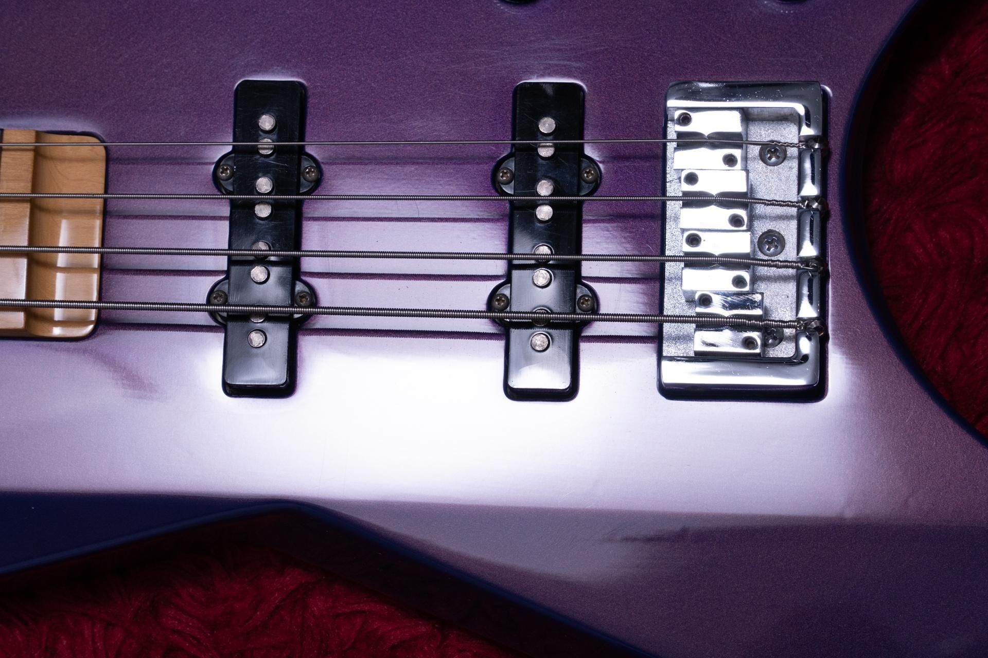 Killer 紫色 4弦エレキベース Jackson X Series Spectra Bass SBX IV Deep Purple Metallic
