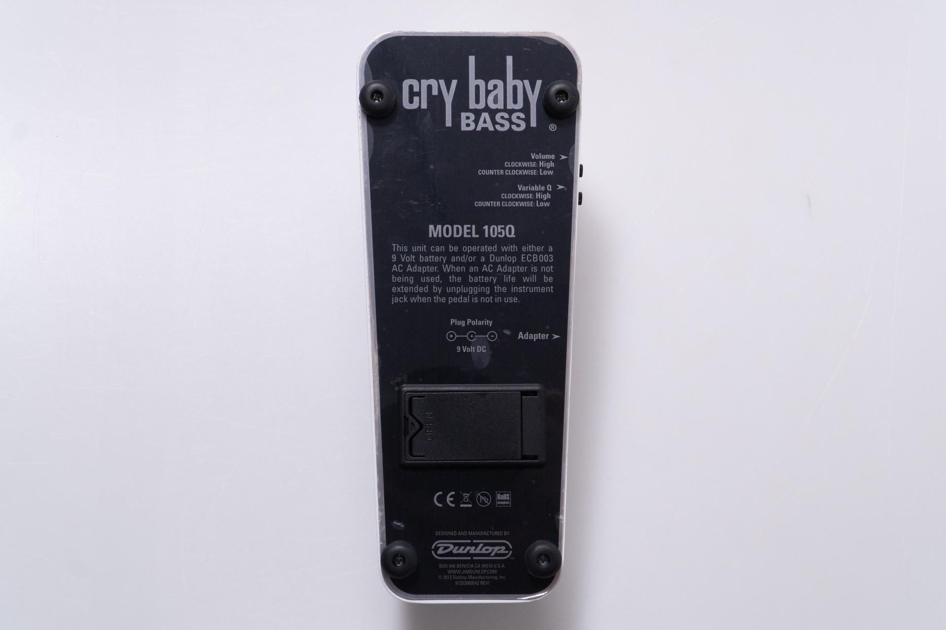 Cry Baby ベースワウ 105Q Jim dunrop CRY BABY® BASS WAH - Dunlop