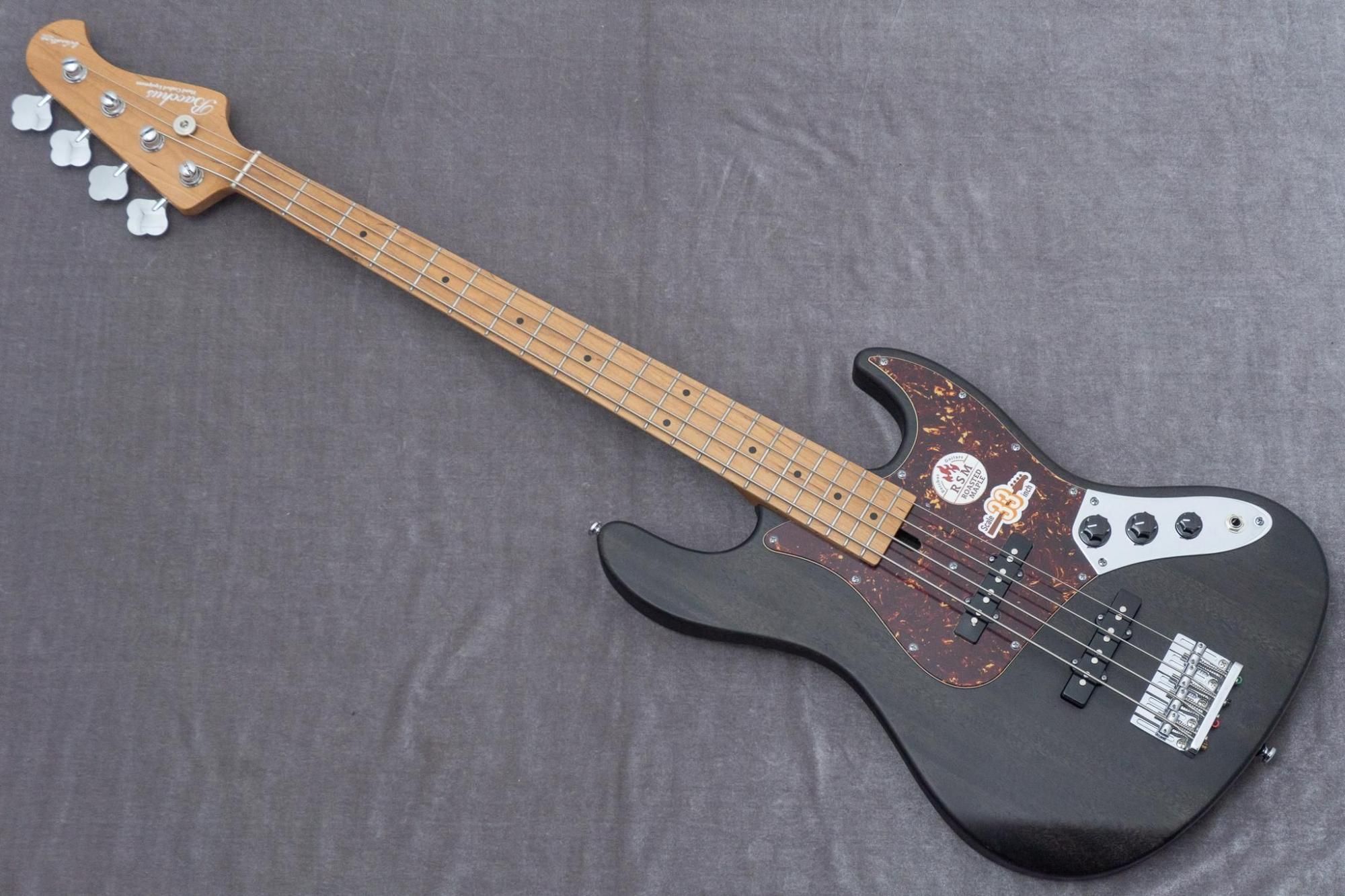 【Bacchus WL4-STD33 RSM】33インチ ジャズベース BACCHUS バッカス Global Series WL4-STD33 RSM/M BLK-S エレキベース