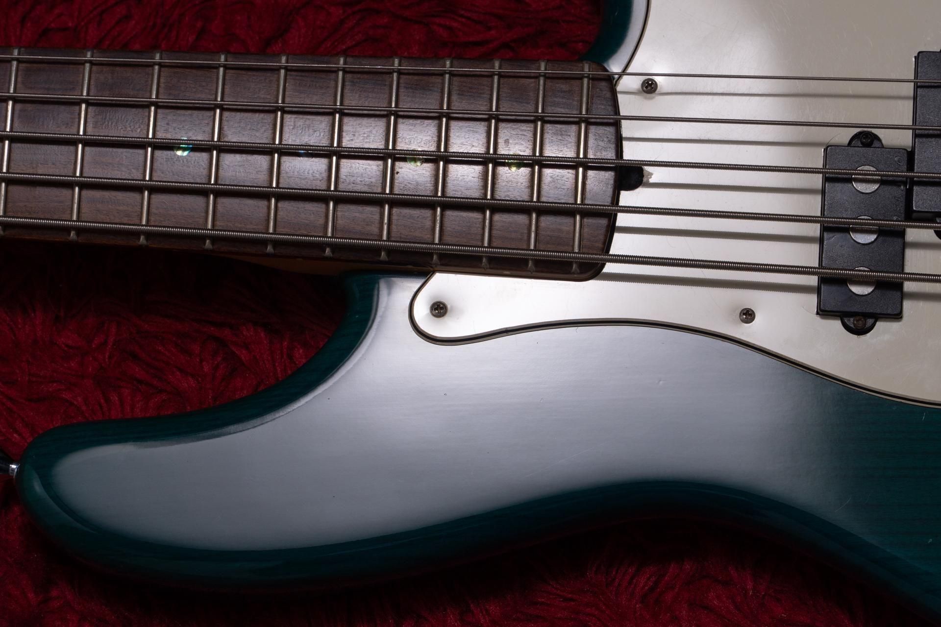 used】Fender / American Deluxe Precision Bass V Transparent