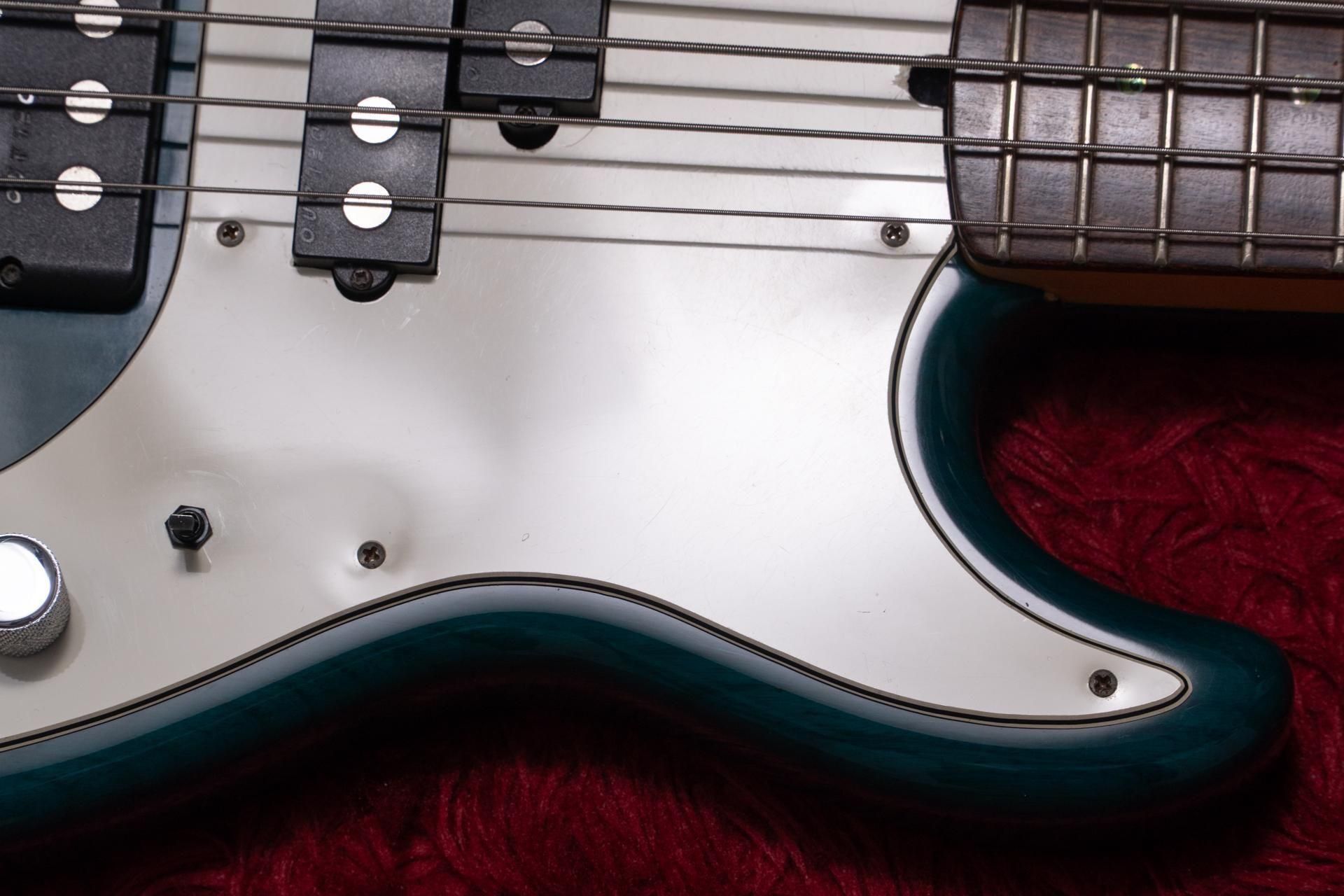 ベース Fender American Deluxe Precision Bass V Fender American Deluxe Precision Bass V Transparent Teal