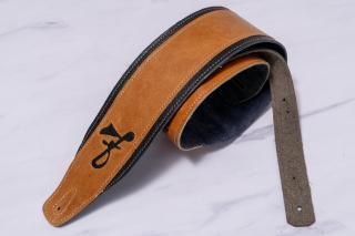【new】LK STRAPS / F-Bass Brown Strap #1-2 3.3inch【GIB横浜】