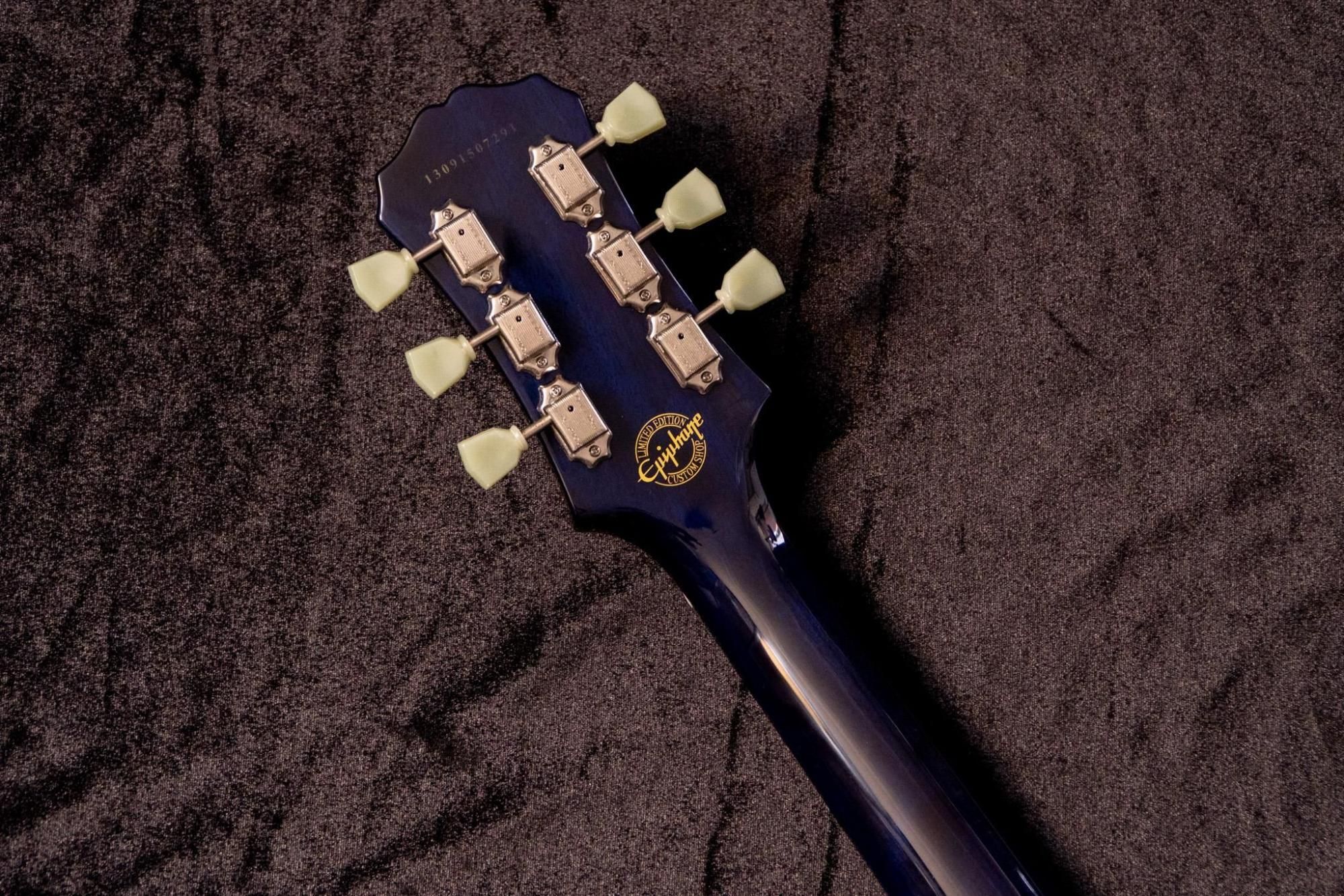 [未使用美品]Epiphon Tac Matsumoto DC Standard Epiphone Tak Matsumoto DC Standard Plus Top Aqua Blue - Geek